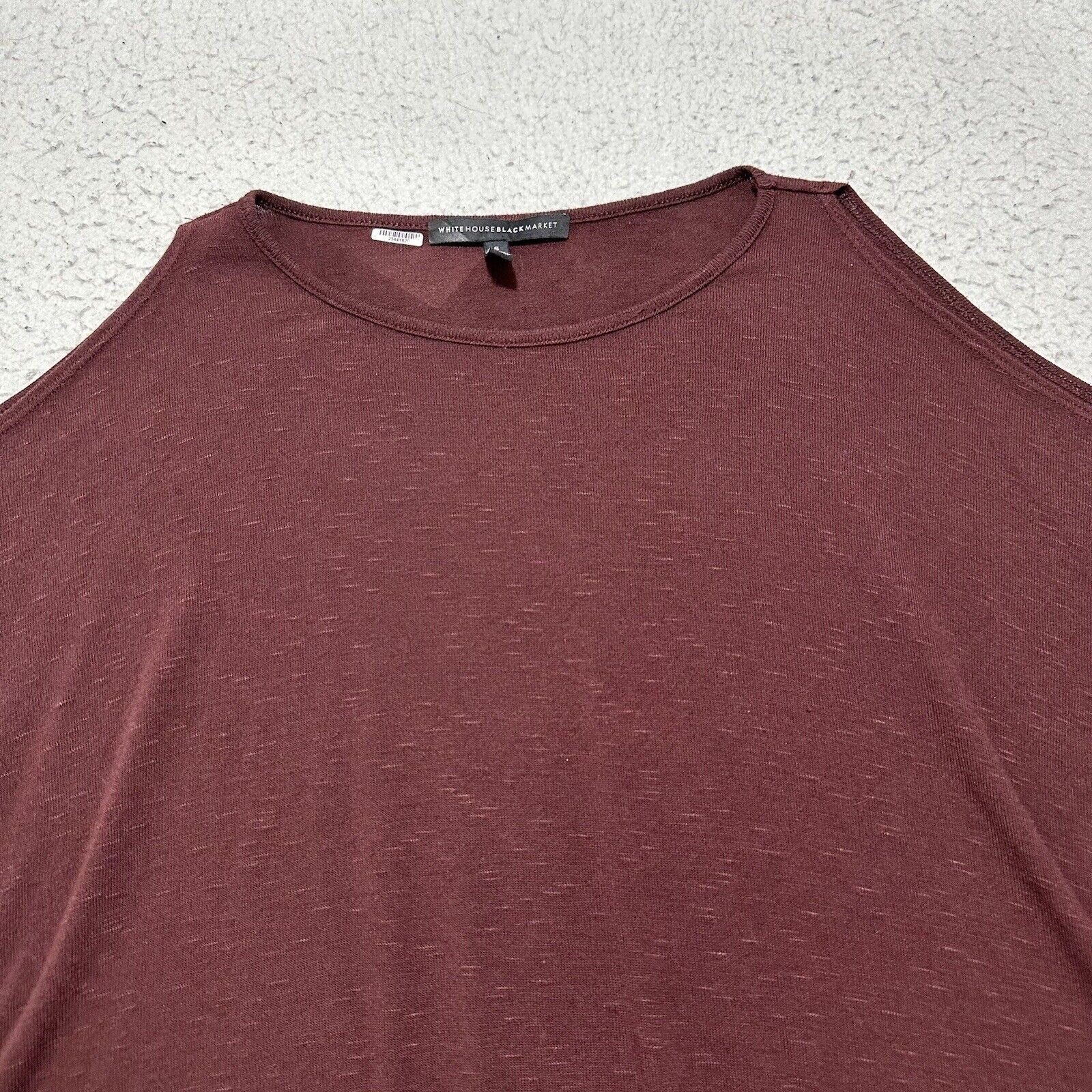 White House Black Market White House Black Market Small Oversized Blouse Purple Top Size S / US 4 / IT 40 - 2 Thumbnail