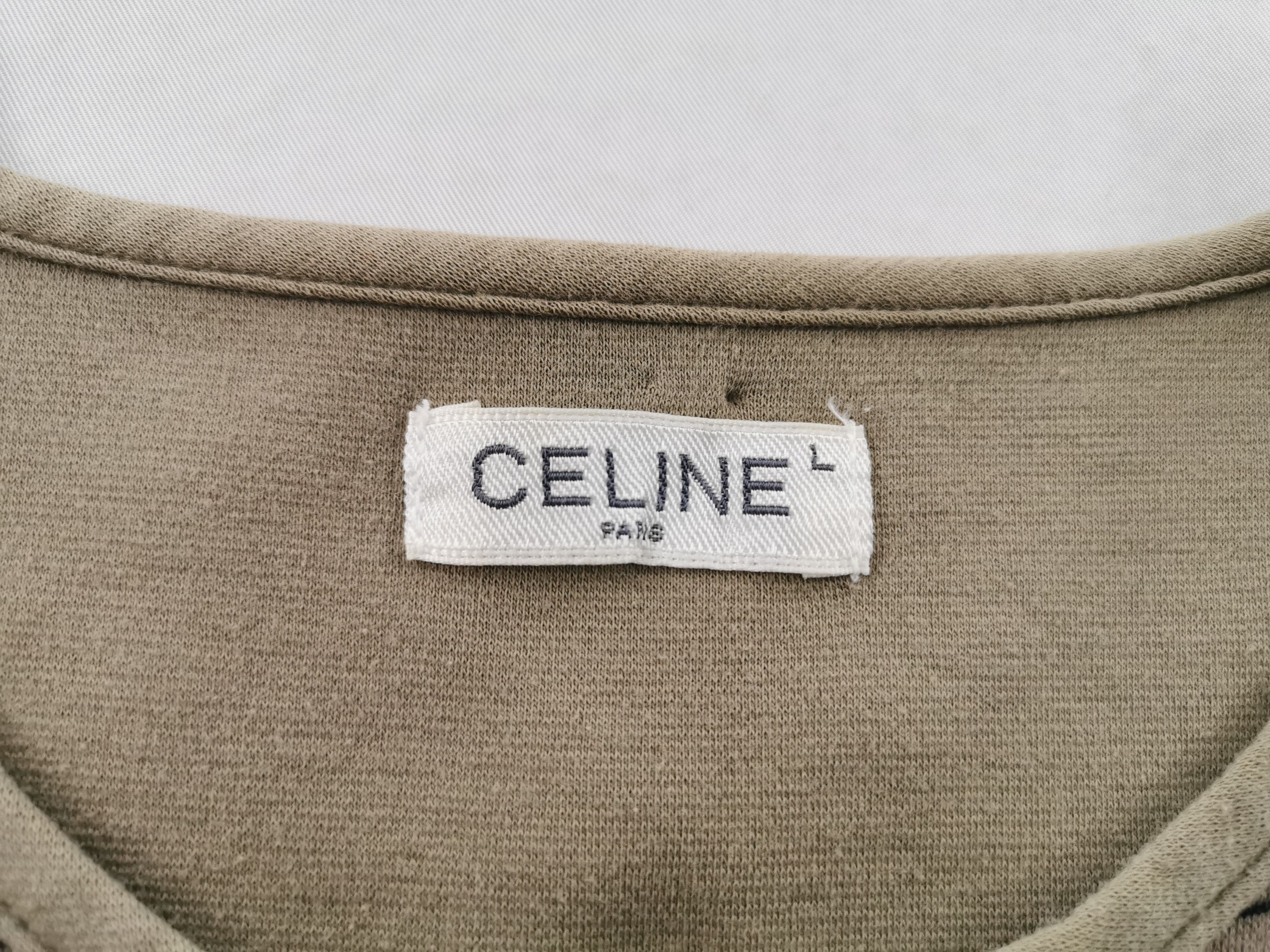 Celine Vintage 90s Celine Overprint Tee T Shirt Made In Japan Size M / US 6-8 / IT 42-44 - 5 Thumbnail