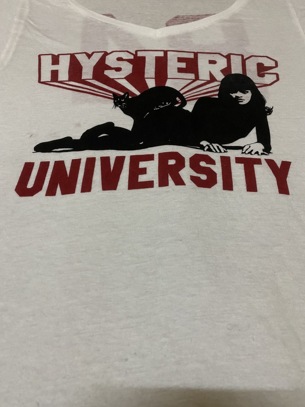 Hysteric Glamour Vintage Hysteric University Black Cat And Sexy Girl T Shirt Size S / US 4 / IT 40 - 3 Thumbnail