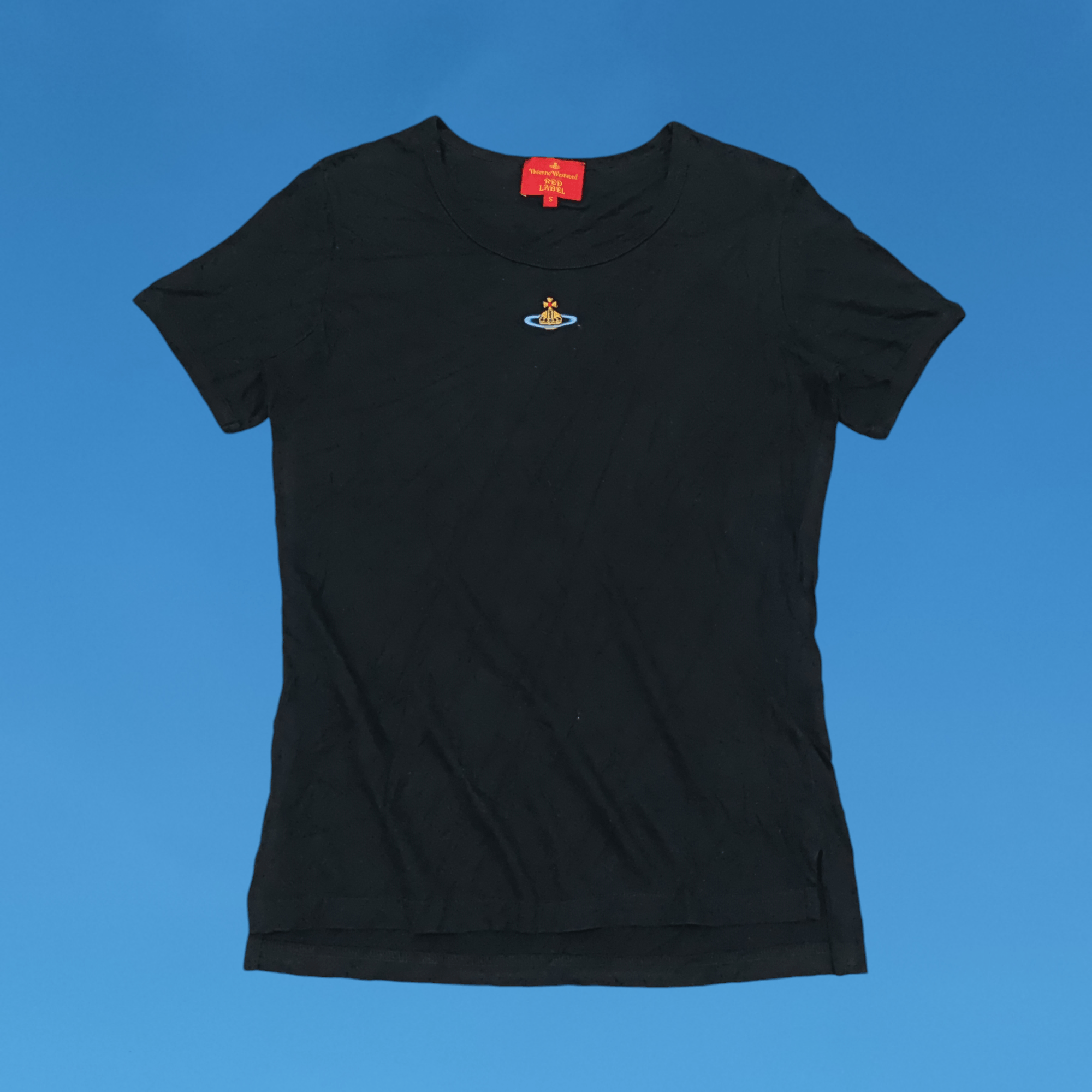 Vivienne Westwood Vivienne Westwood Iconic Embroidery Orb Logo T Shirt Size S / US 4 / IT 40 - 1 Thumbnail