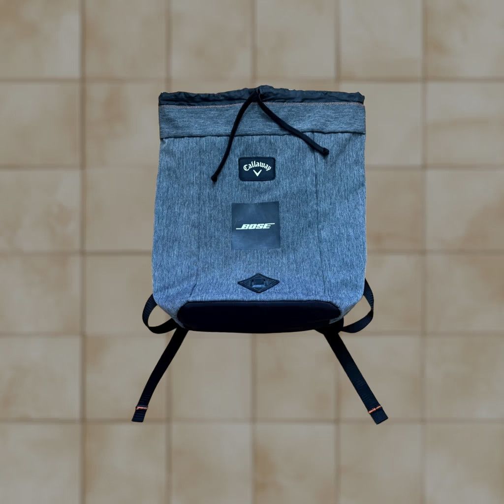 Callaway Callaway Clubhouse Collection Backpack Gray Canvas Nylon Unisex Medium Travel Adjustable Strap Size ONE SIZE - 1 Thumbnail