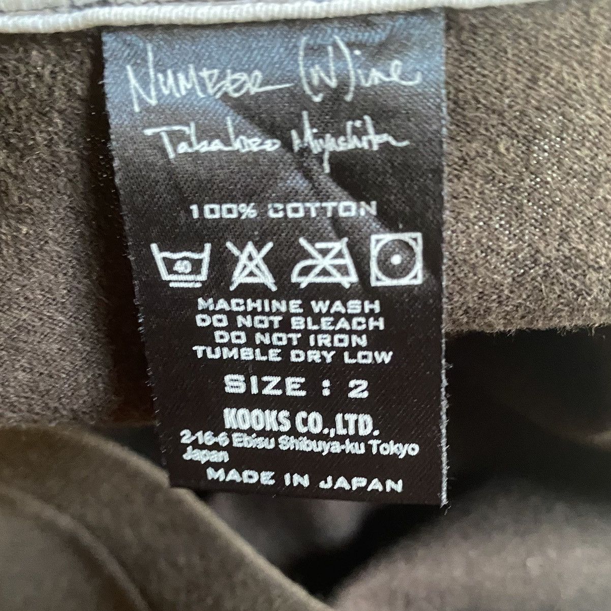 Number (N)ine Number (N)ine Left Handed T Shirt Size US S / EU 44-46 / 1 - 6 Thumbnail