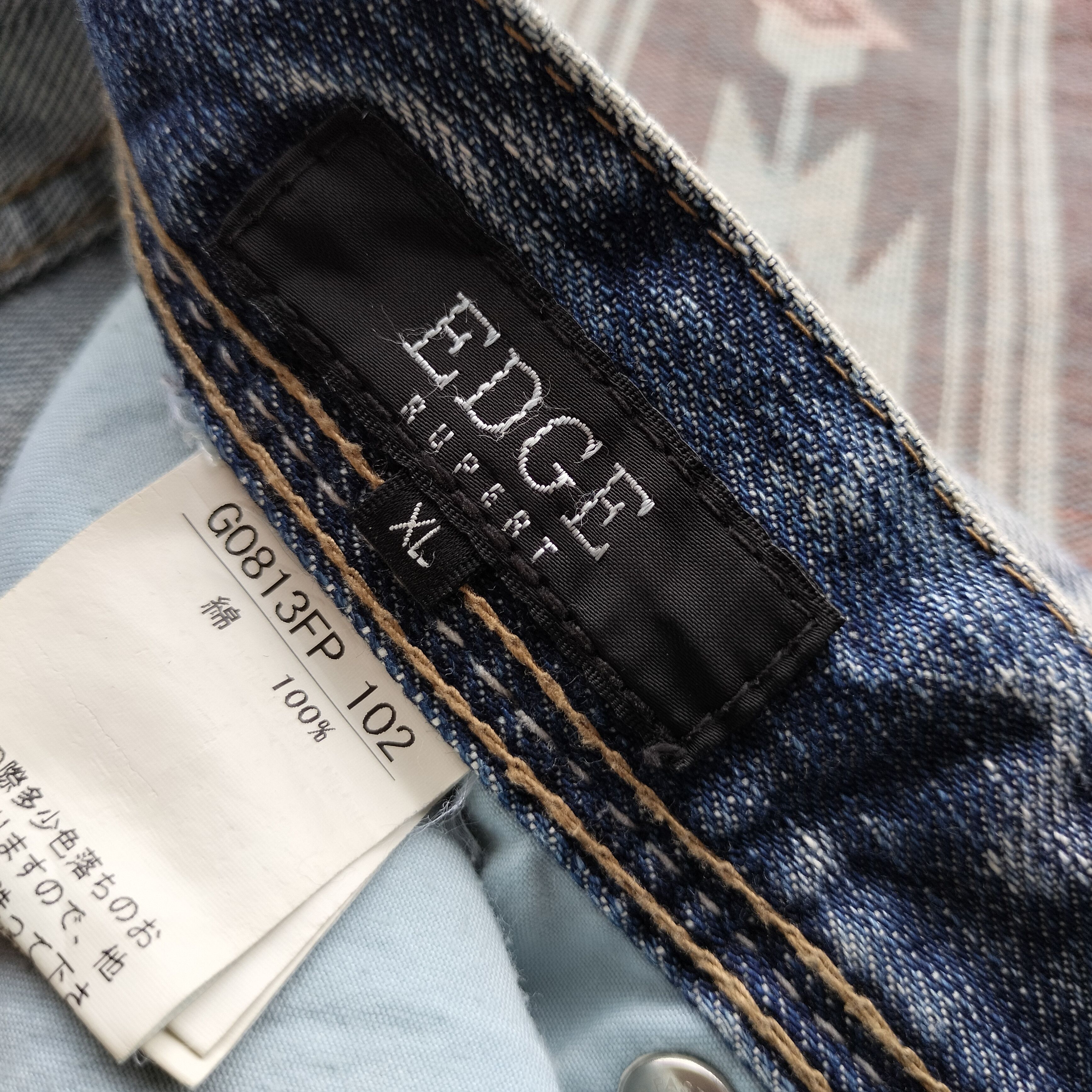 semanticdesign 2000s Edge Ruppet japan clawmark curve denim Size US 32 / EU 48 - 4 Thumbnail
