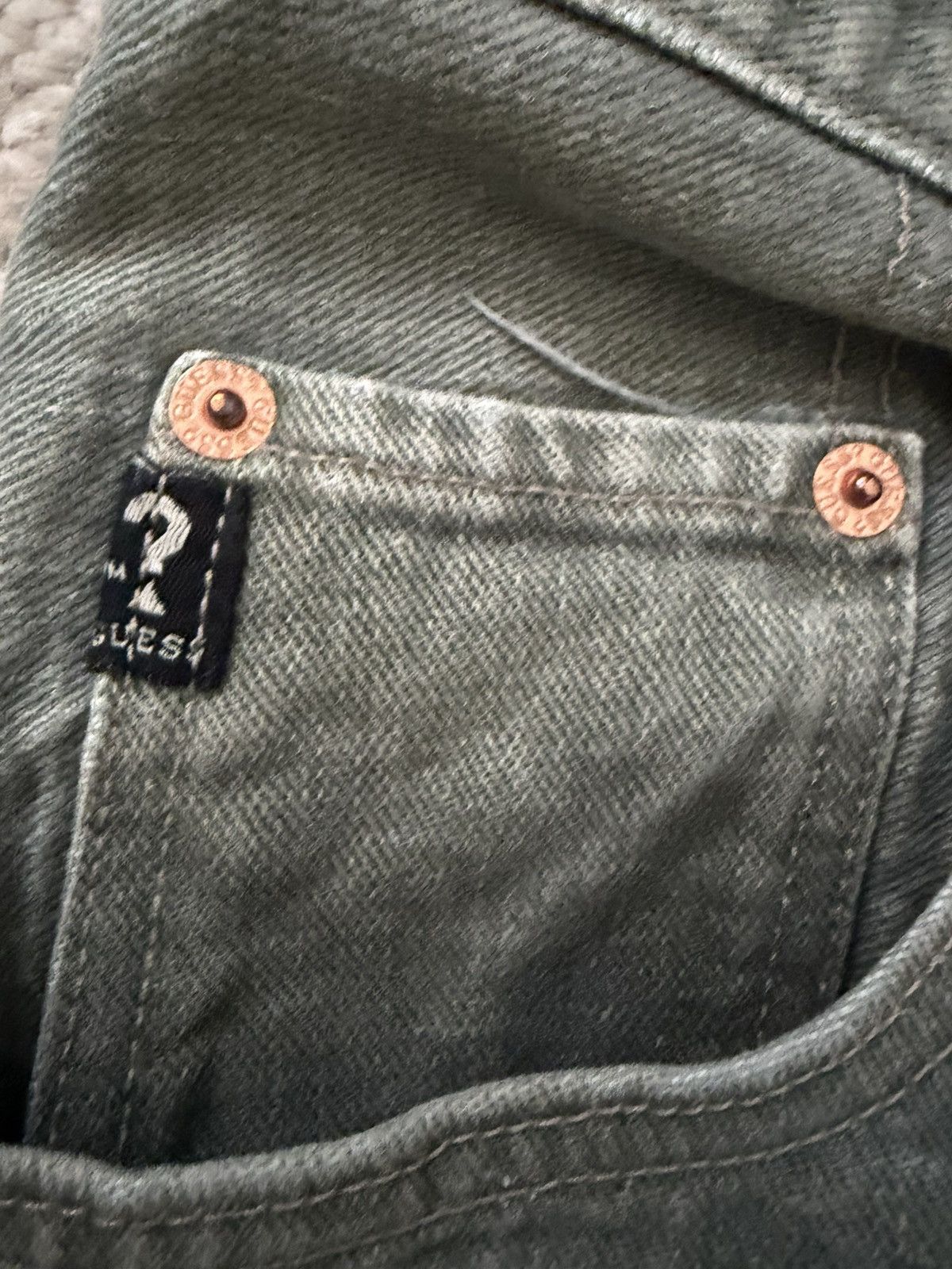 Guess Vintage 90s Guess Relaxed Fit Denim Jeans Size US 32 / EU 48 - 5 Thumbnail