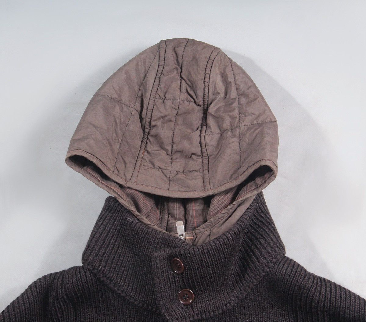 C.P. Company CP Company 2005 Autumn / Winter Knitwear Sweater Hoodie 3XL Size US XXL / EU 58 / 5 - 3 Thumbnail
