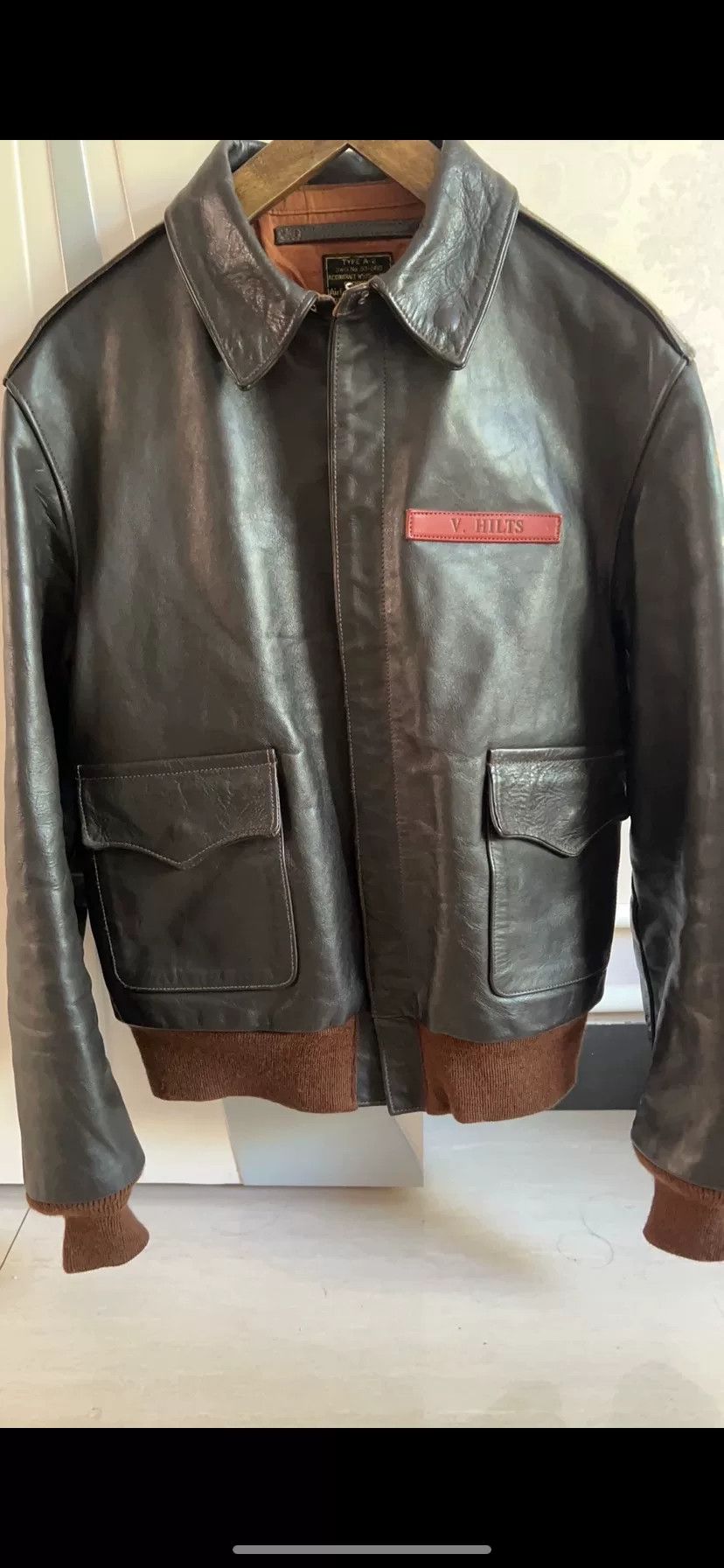 TOYS McCOY Toys McCoy A2 Flight Jacket Size US M / EU 48-50 / 2 - 1 Thumbnail