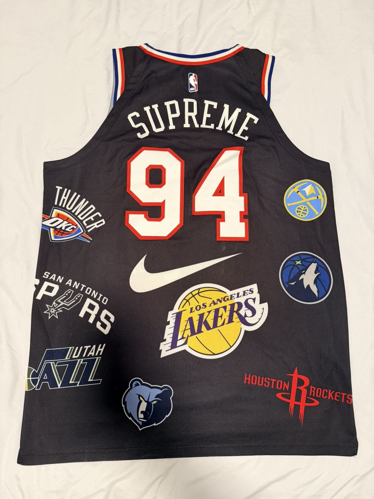 NBA × Nike × Supreme Supreme Nike NBA Teams Jersey XL Size US XL / EU 56 / 4 - 1 Thumbnail