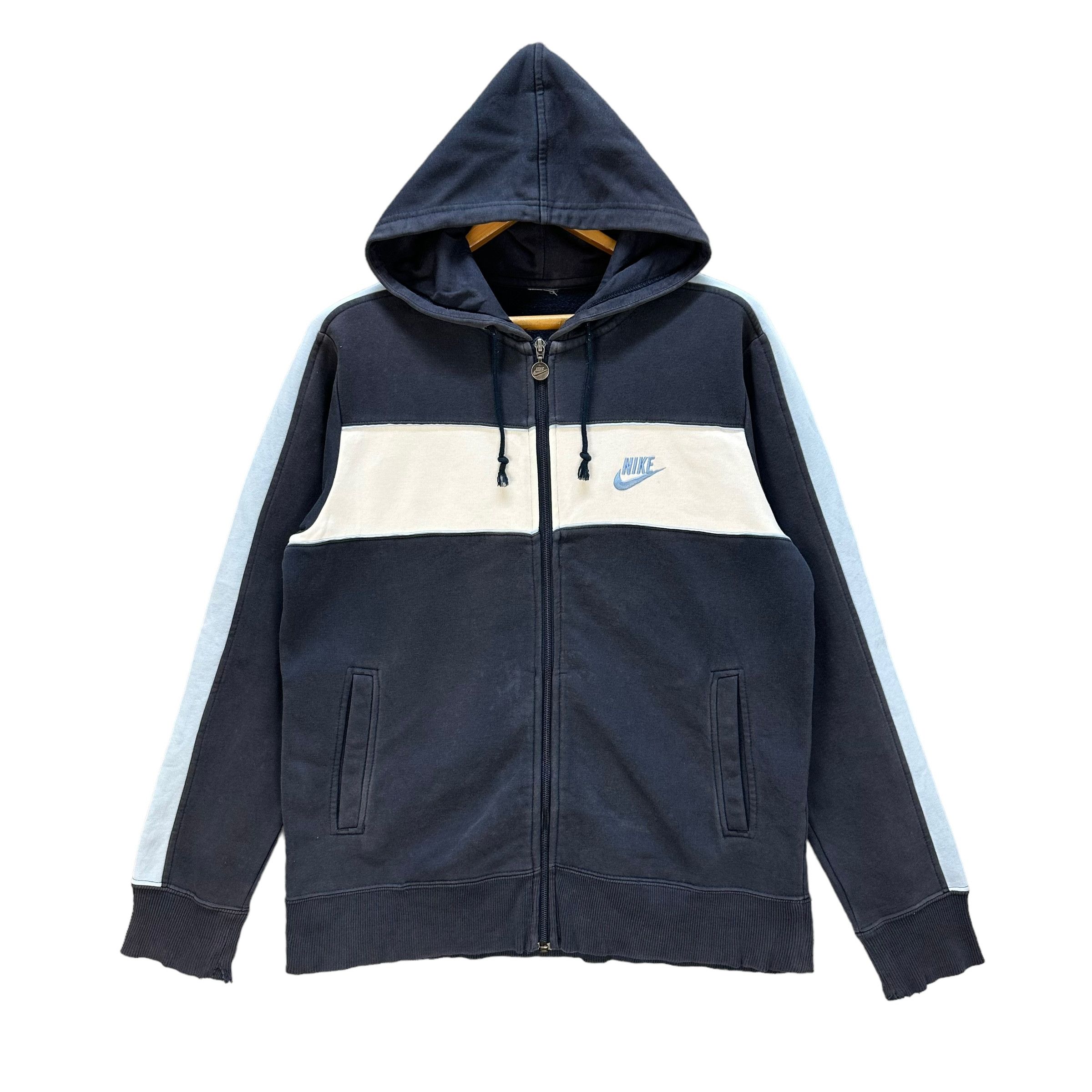 Nike NIKE EMBROIDERY LOGO COLORBLOCK ZIPPER HOODIES #9015-48 Size US M / EU 48-50 / 2 - 1 Thumbnail