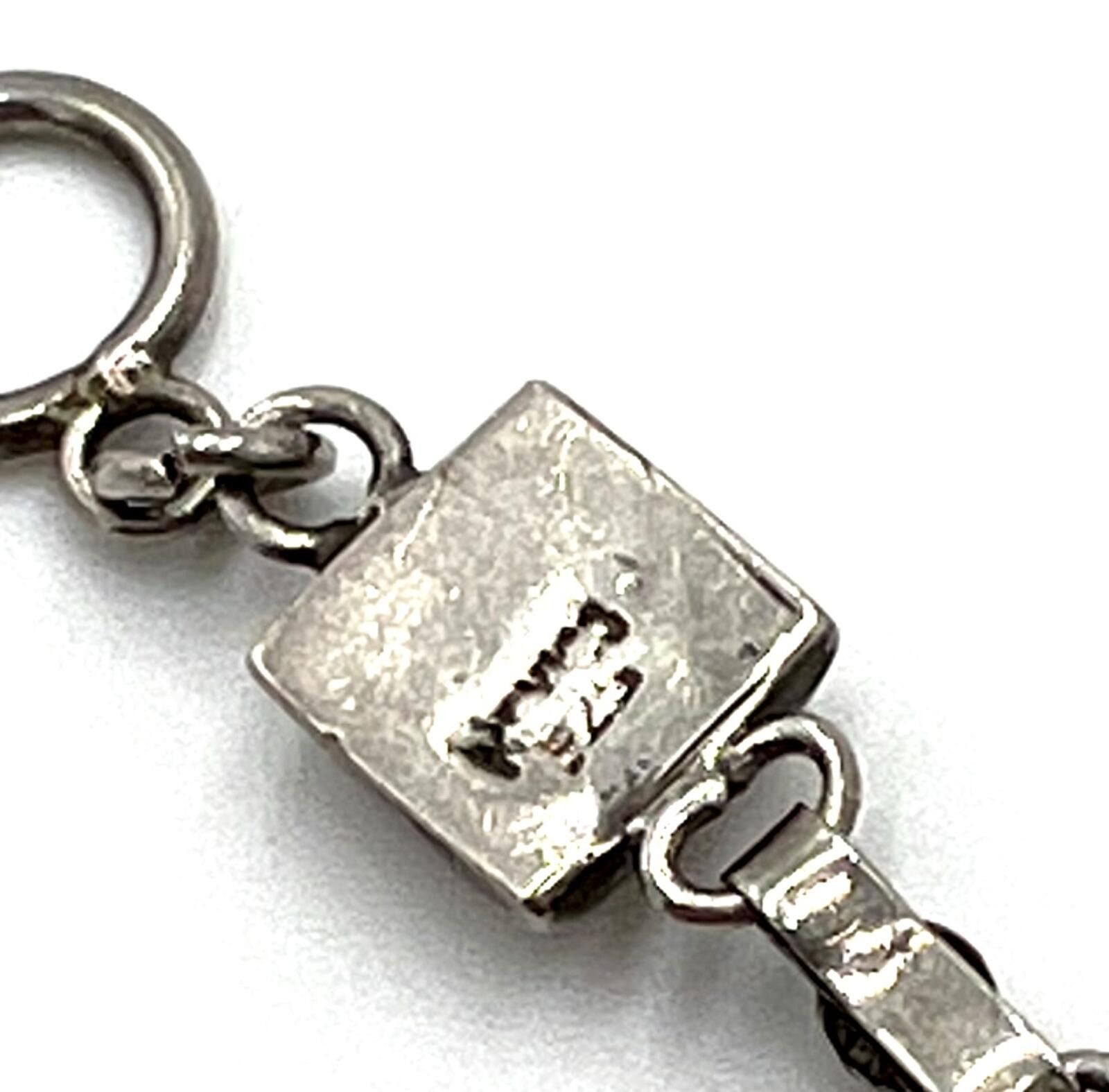 Other Mexico Sterling Silver Magnasite Panel Links Bracelet Size ONE SIZE - 8 Thumbnail
