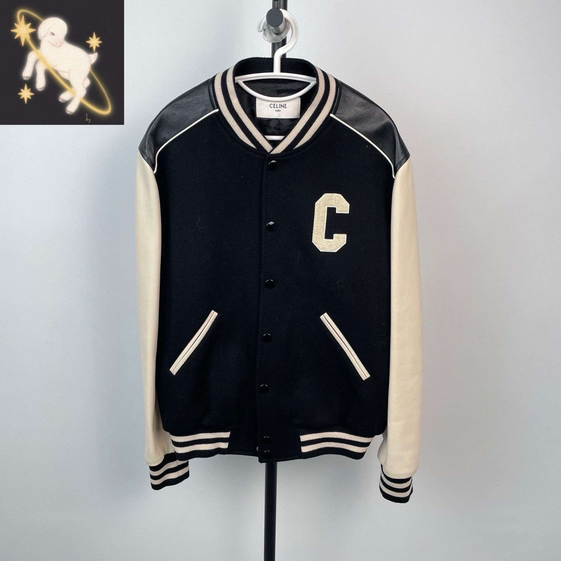 Celine Celine Patchwork Black Jacket XS Women Size XS / US 0-2 / IT 36-38 - 1 Thumbnail
