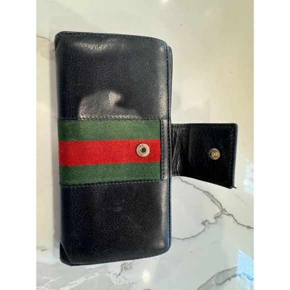Gucci Gucci Horsebit Continental Wallet in Black Leather Size ONE SIZE - 7 Thumbnail