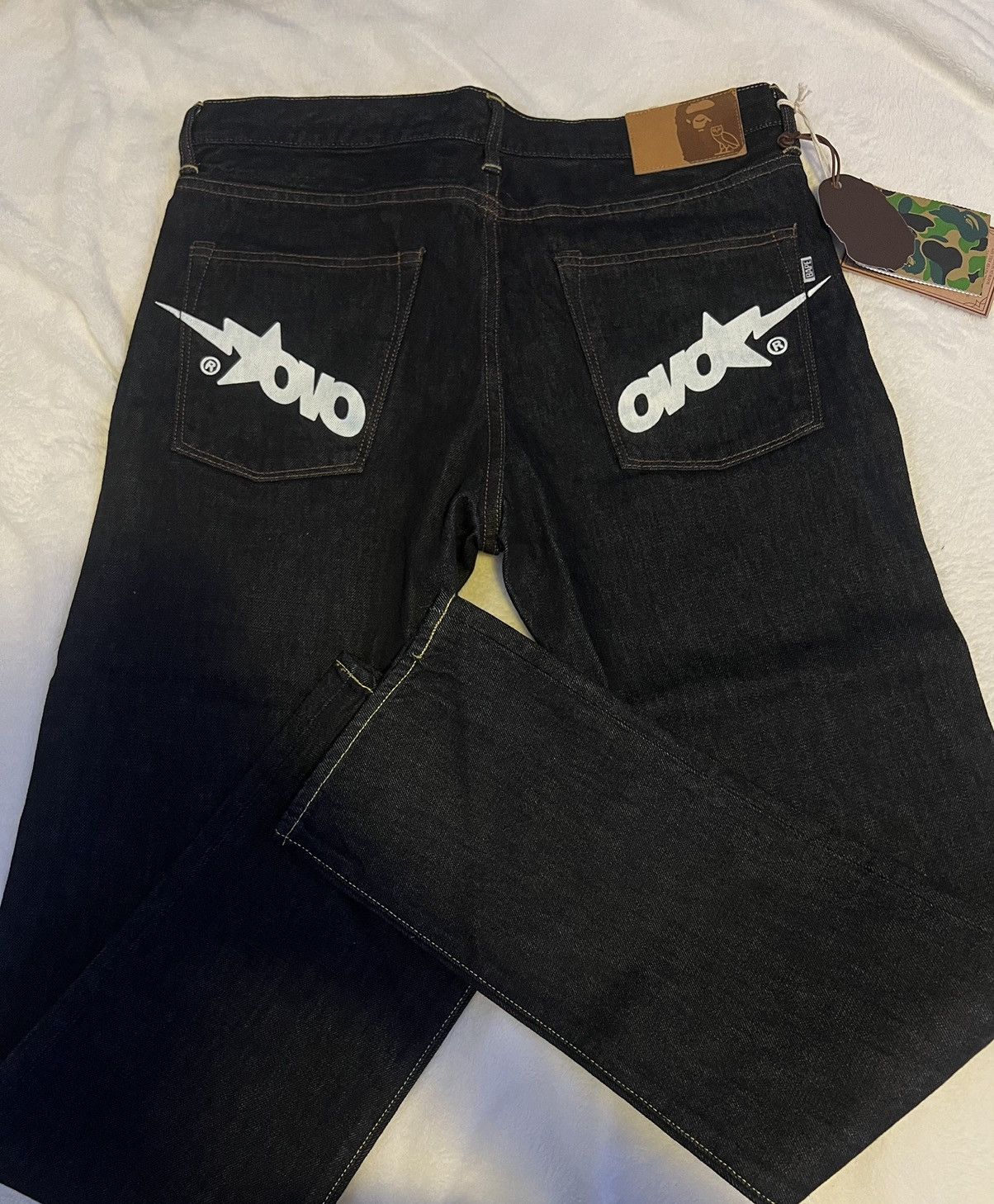 Bape BAPE x OVO 2008 type-05 denim jeans Size US 34 / EU 50 - 1 Thumbnail