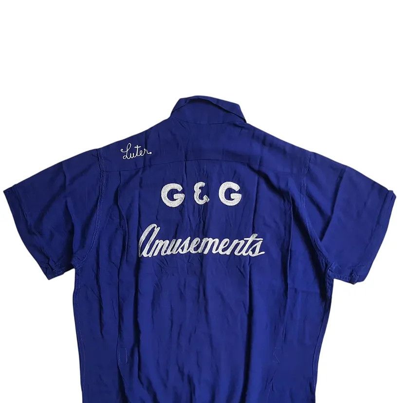 Mister Freedom × Sugar Cane Vintage Nat Nast Rayon Bowling Shirt Size US L / EU 52-54 / 3 - 4 Thumbnail