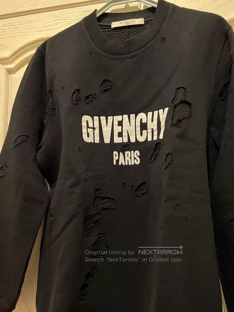 Givenchy Givenchy Ripped Hoodie Size US XS / EU 42 / 0 - 3 Thumbnail