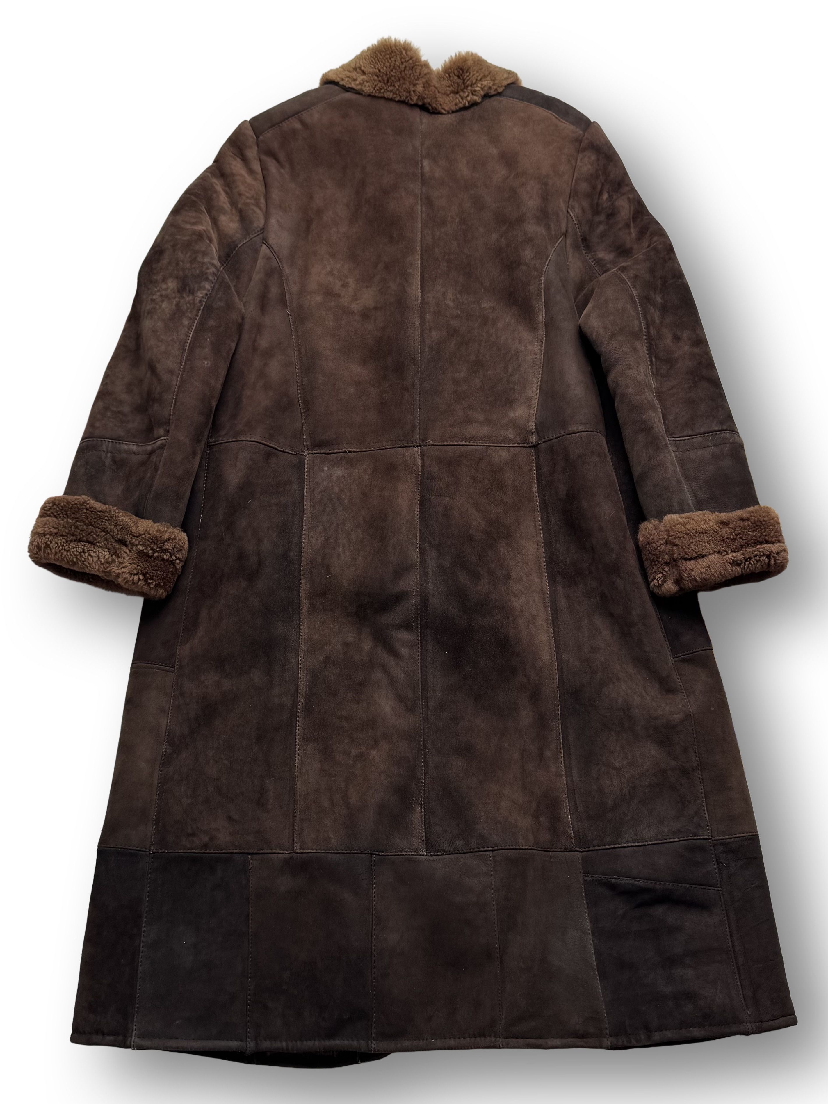 Vintage Vintage Heavy 80's Real Sheepskin Thrashed Coat Size XL / US 12-14 / IT 48-50 - 8 Thumbnail