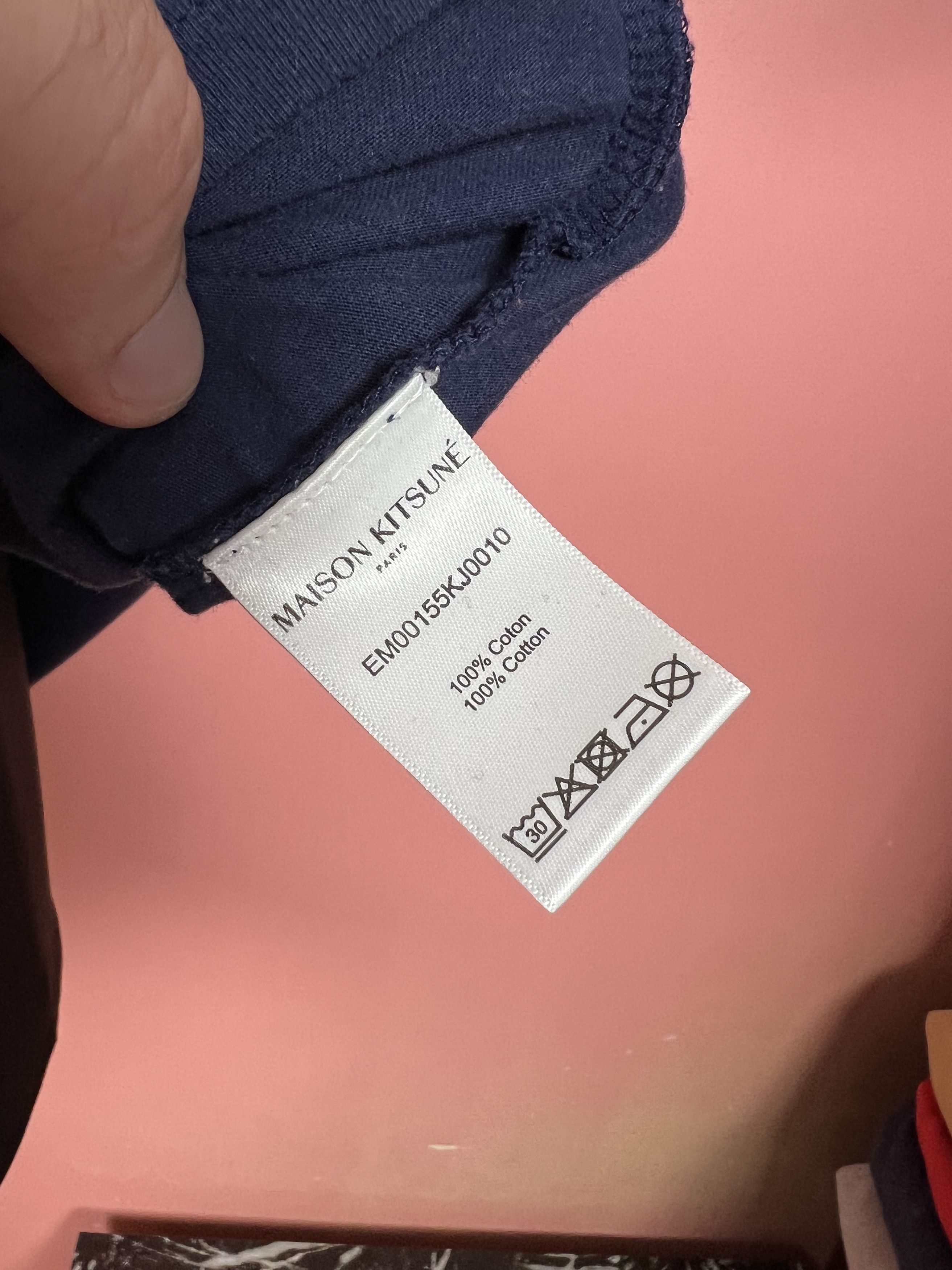 Maison Kitsune Maison Kitsune logo shirt tee designer Size US XXL / EU 58 / 5 - 7 Thumbnail