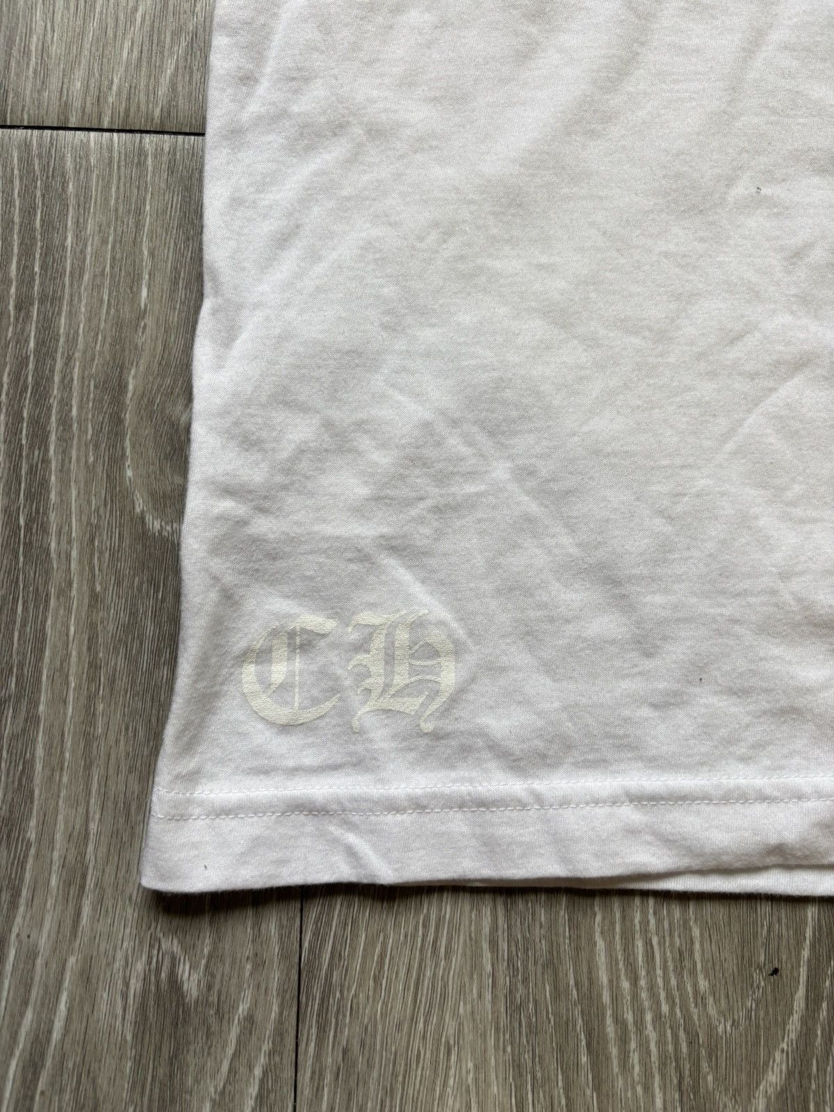 Chrome Hearts Chrome Hearts Purple Neck Logo Tee Size US S / EU 44-46 / 1 - 6 Thumbnail
