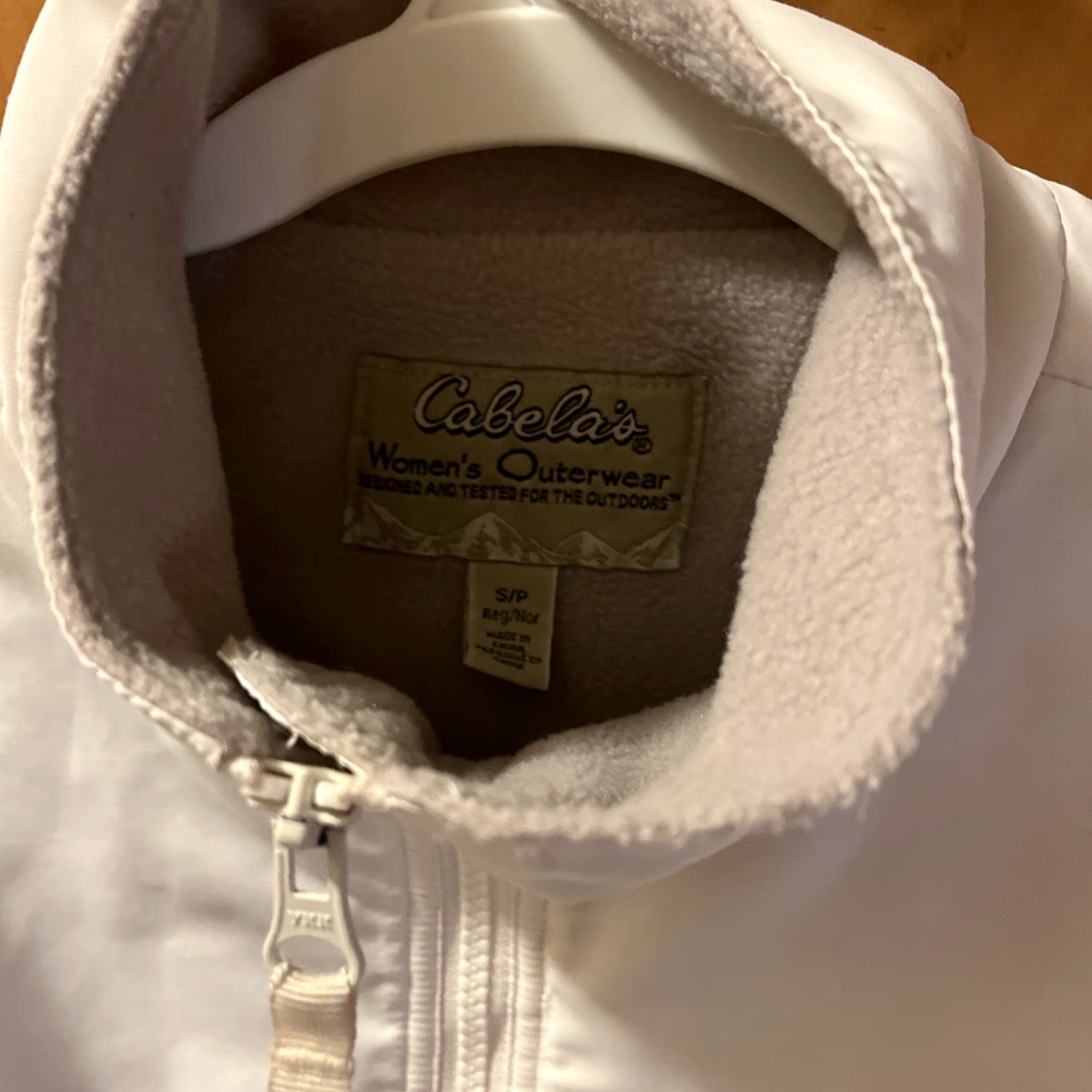Vintage CABELA'S Jacket Women's Small Outerwear Full Zip Fleece Lined White Coat 新? Size S / US 4 / IT 40 - 2 Thumbnail