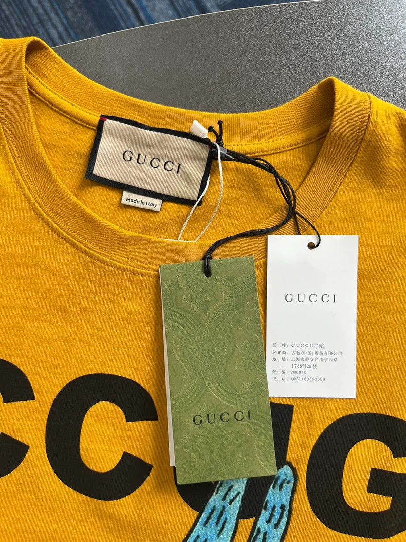 Gucci Gucci Rabbit cartoon pattern short-sleeved T-shirt 2504-Nex Size US M / EU 48-50 / 2 - 3 Thumbnail