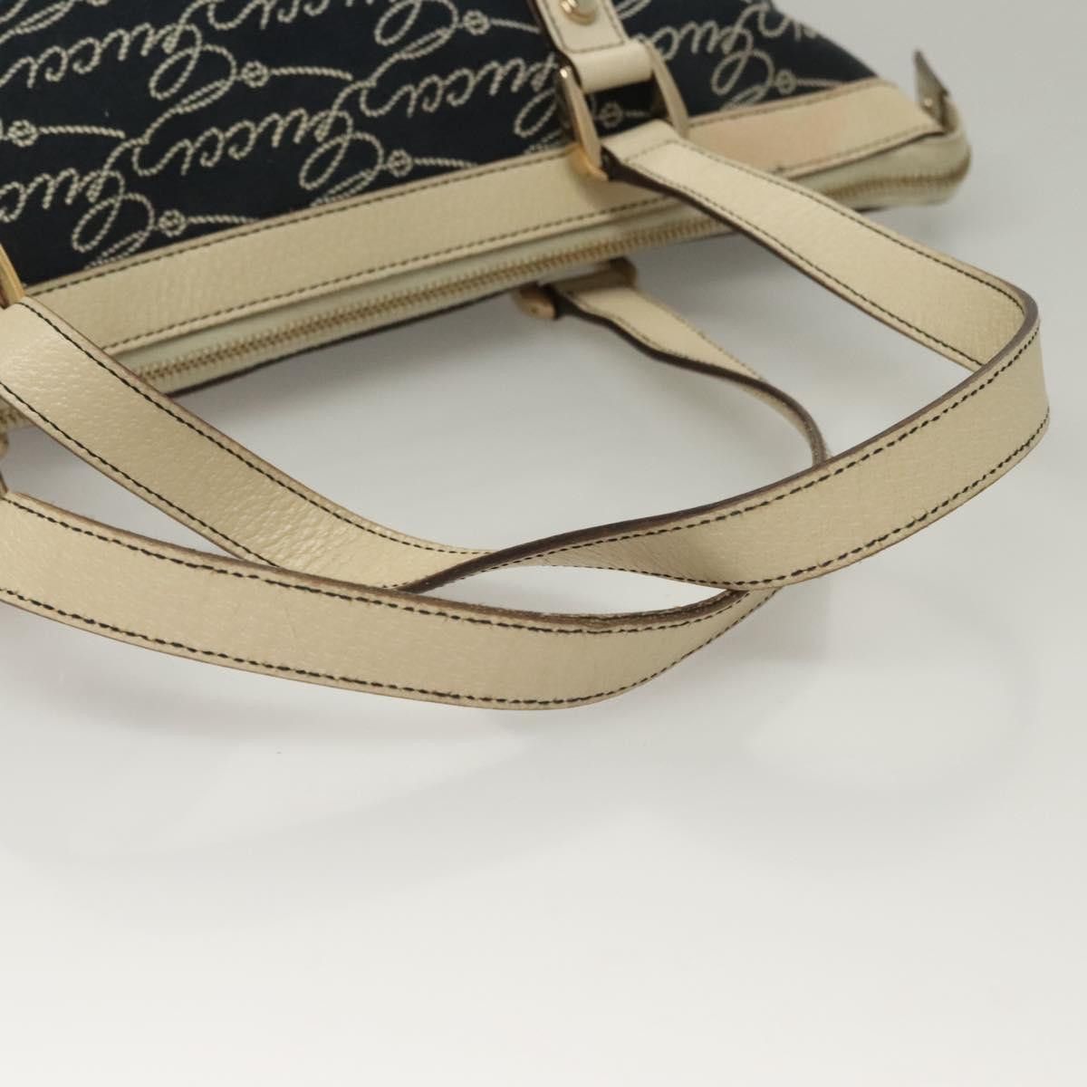 Gucci GUCCI Tote Bag Canvas Navy Gold Size ONE SIZE - 7 Thumbnail