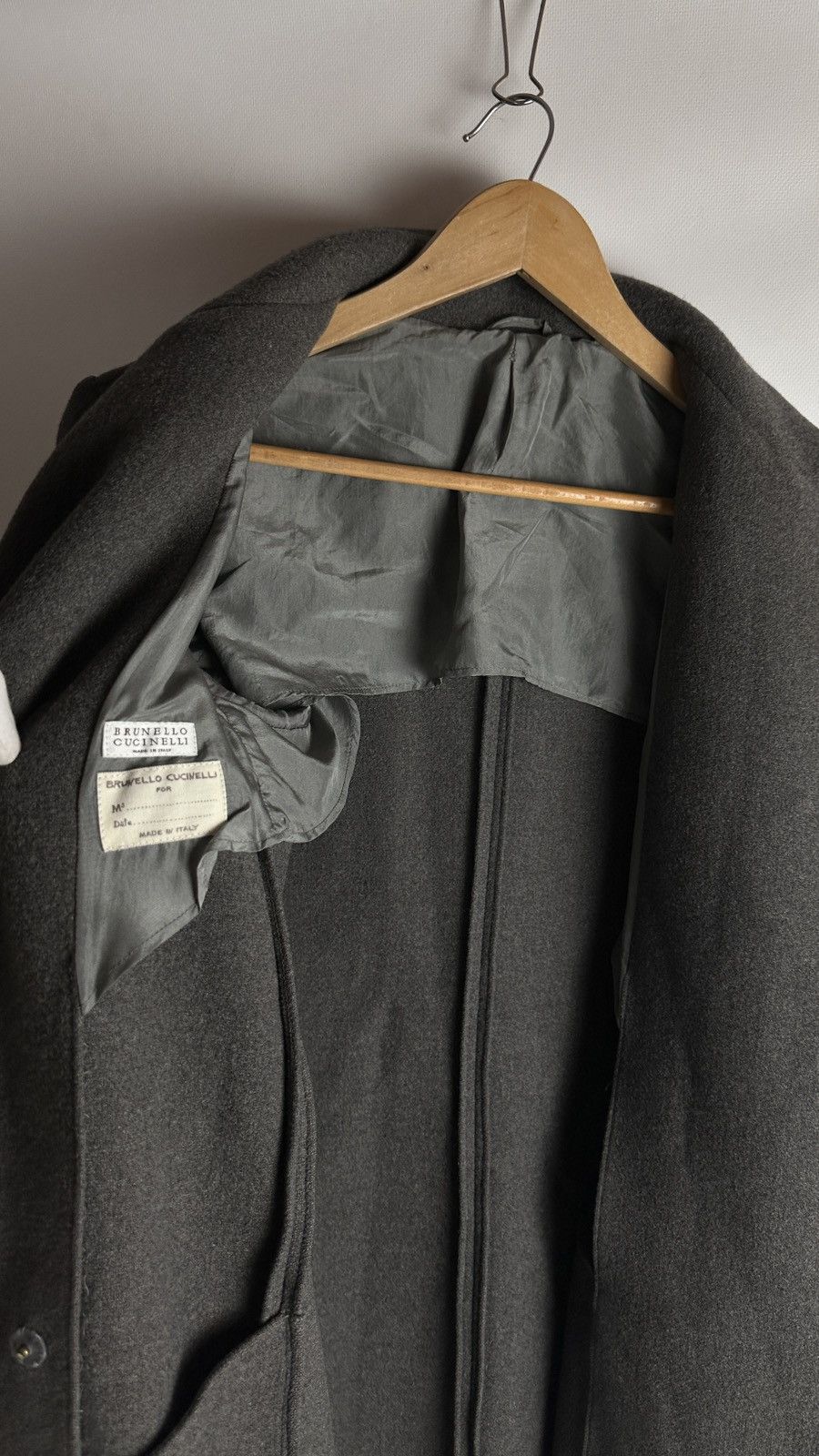 Brunello Cucinelli Brunello Cucinelli Wool Cashmere Coat Size M / US 6-8 / IT 42-44 - 8 Thumbnail