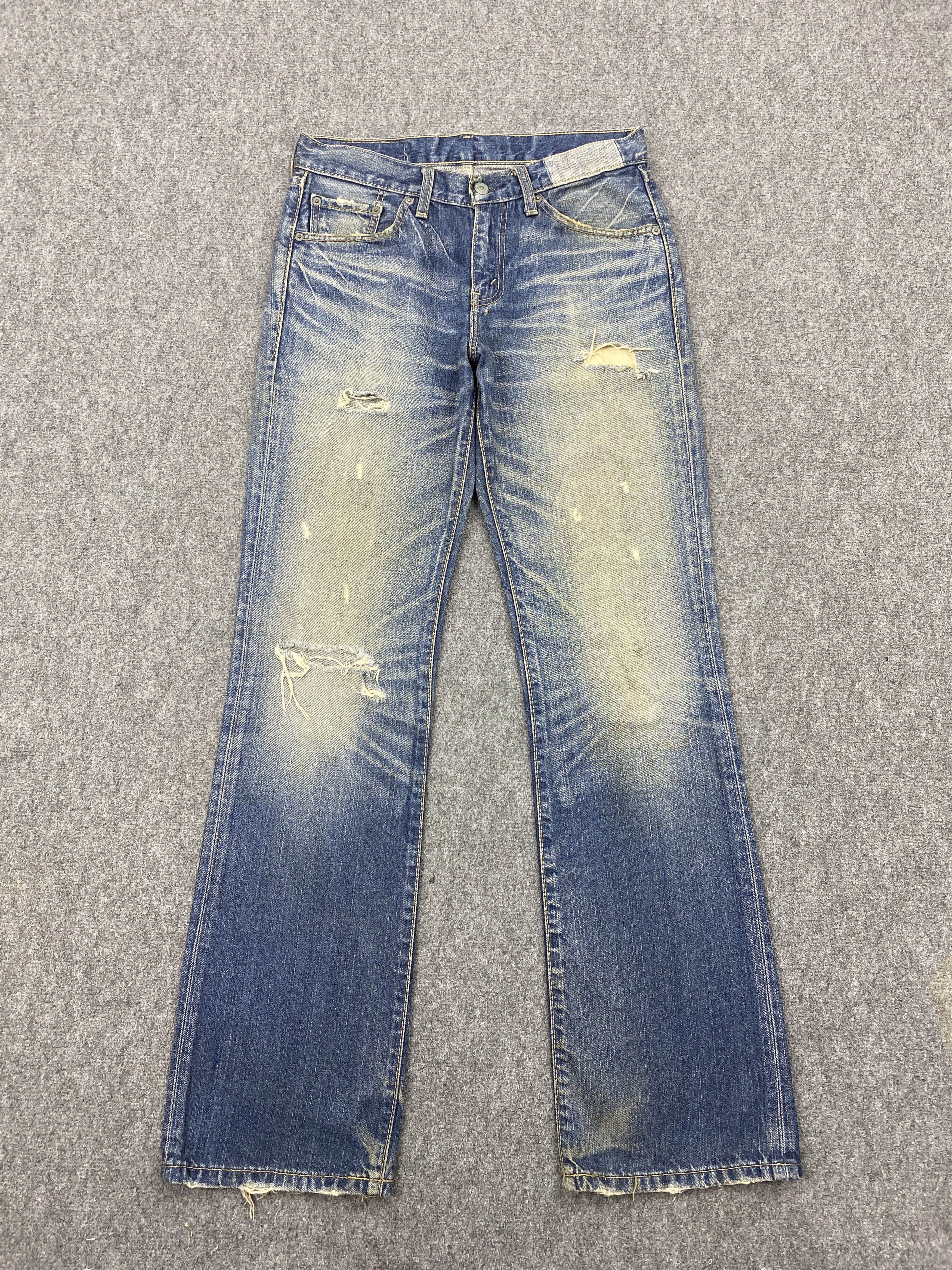 Levi's × Vintage Distressed Vintage Levi's 517 Flare Bootcut Jeans Size US 29 - 1 Thumbnail