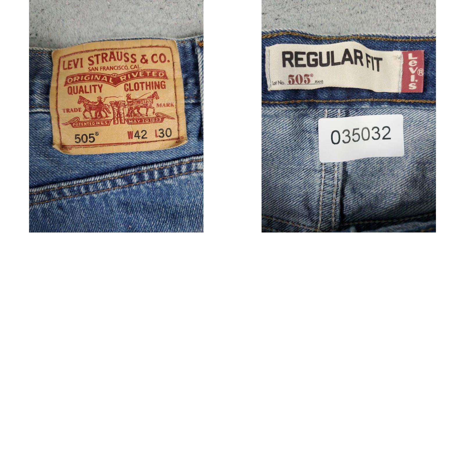 Levi's Levis Mens 505 Straight Leg Blue Denim Jeans Pants 42x30 Extra Large XL Size US 42 / EU 58 - 8 Thumbnail