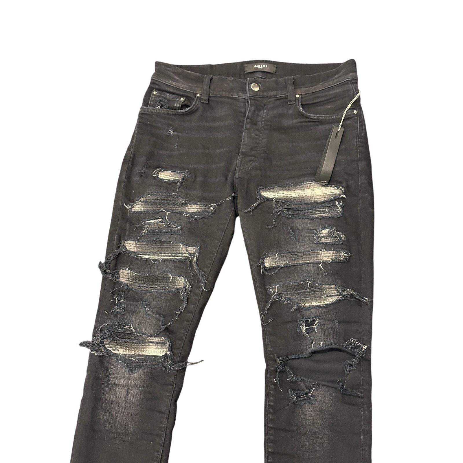 Amiri Amiri Bandana Thrasher Jeans faded black | Size 31 Size US 31 - 2 Thumbnail