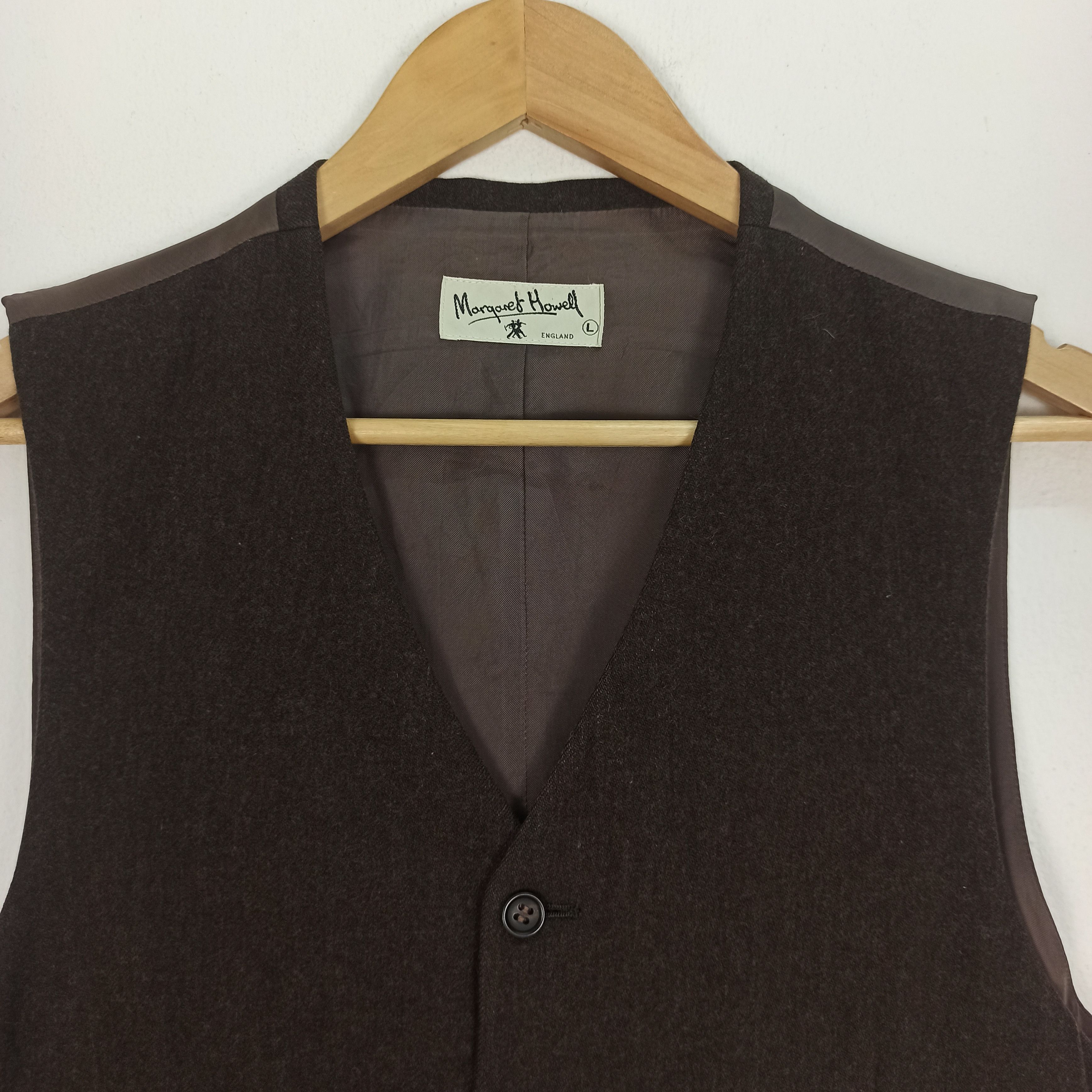 Margaret Howell Vintage Margaret Howell England Vest Brown Size US L / EU 52-54 / 3 - 3 Thumbnail