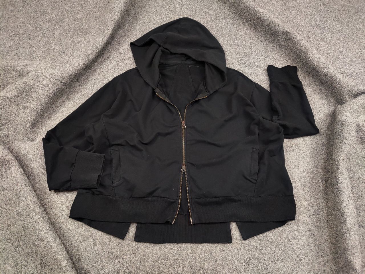Other Lis Lareida Zip Asymmetric Oversized Japan Style Hoodie Size S / US 4 / IT 40 - 2 Thumbnail