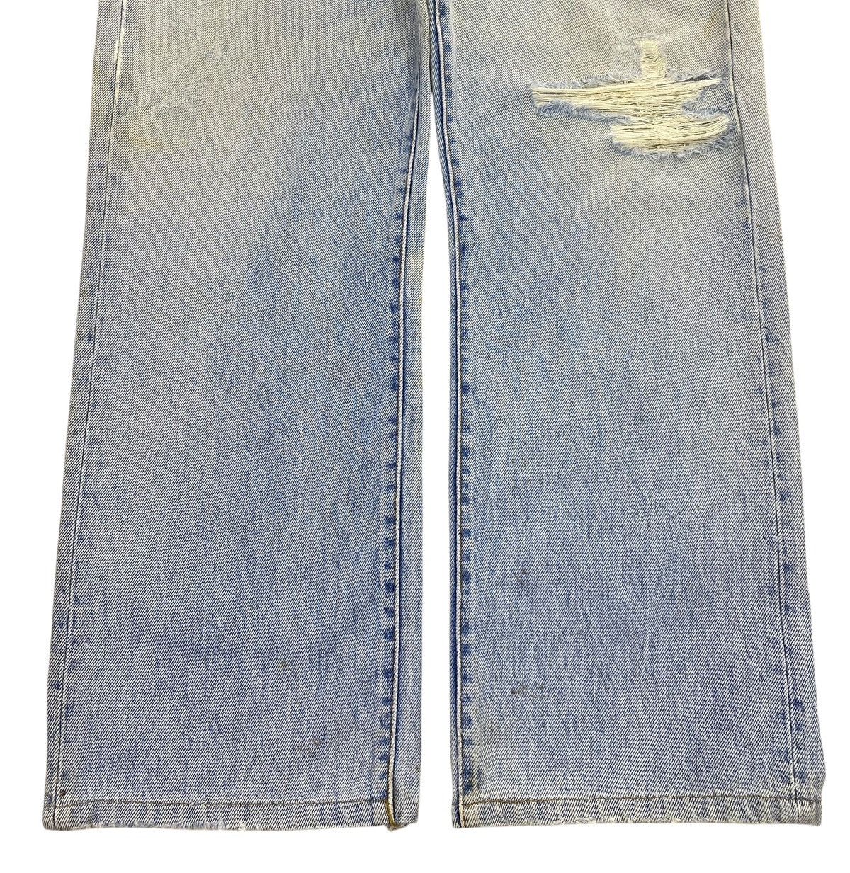 Levi's Levi’s Faded Wash Ripped Style Straight Leg Jeans Size US 31 - 5 Thumbnail