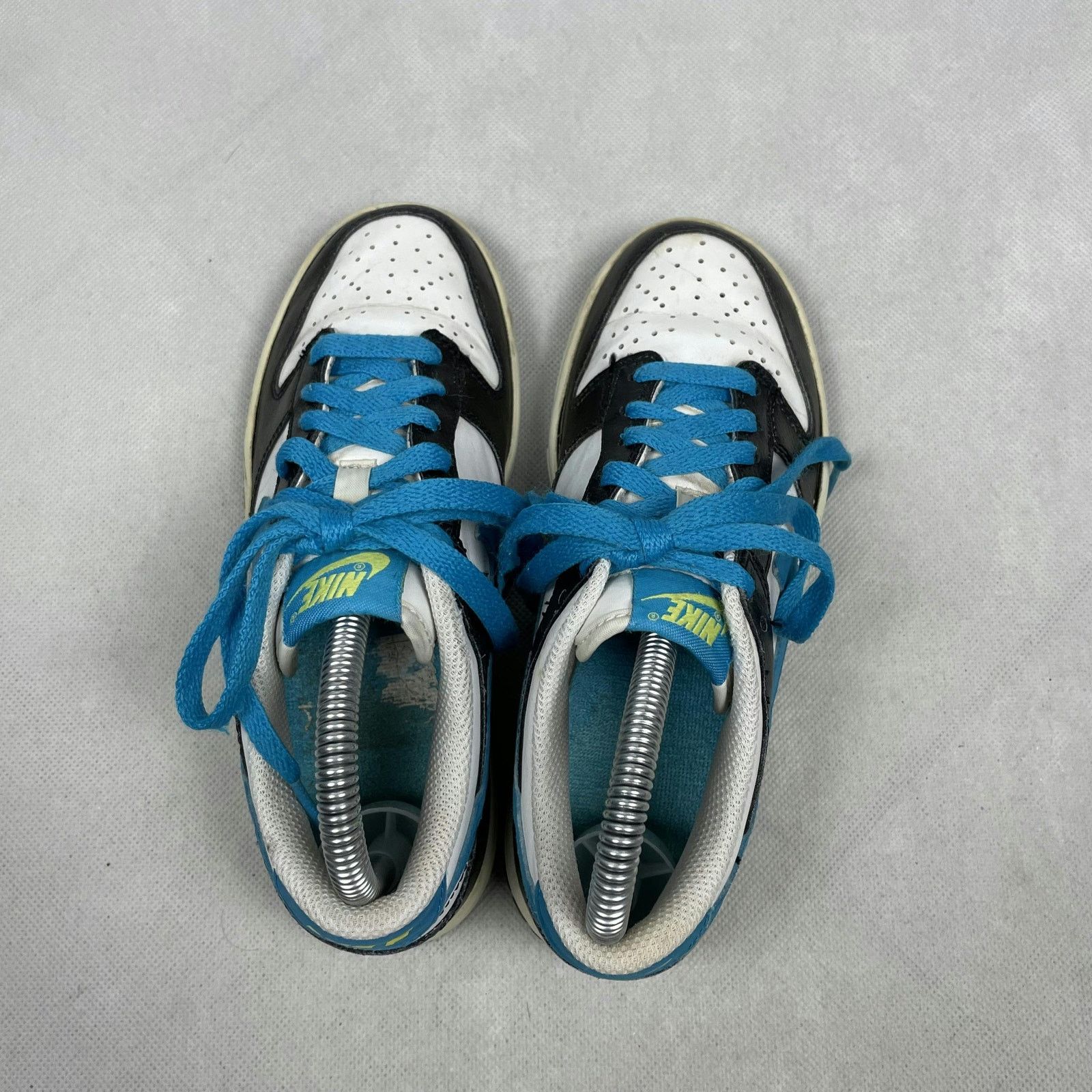 Nike Nike Dunk Low GS 310569-147 White/Orion Blue Sneaker Size 4Y Size US 4 / IT 34 - 2 Thumbnail