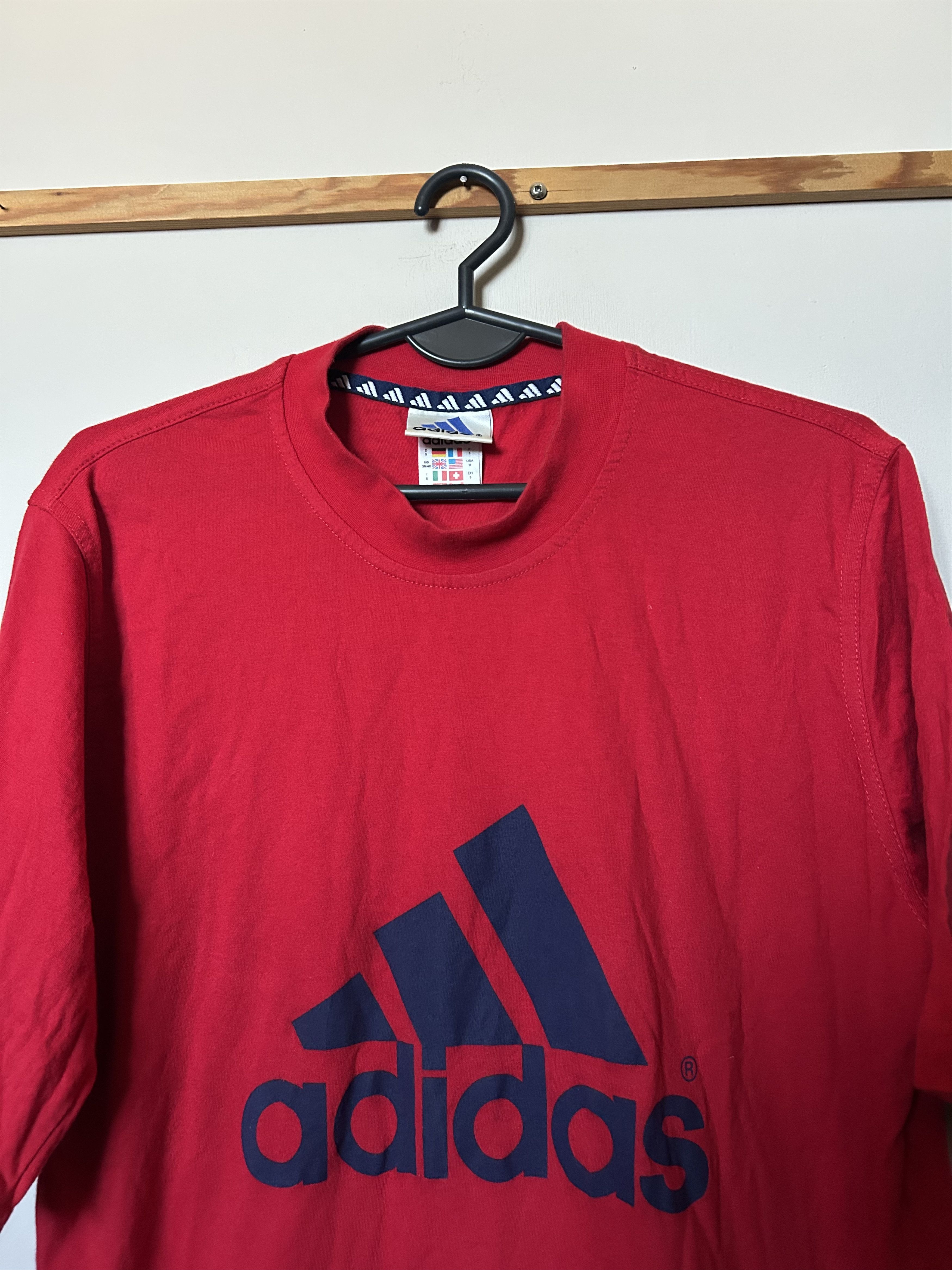 Adidas Vintage adidas Men's T-shirt - L - SALE Size US L / EU 52-54 / 3 - 3 Thumbnail
