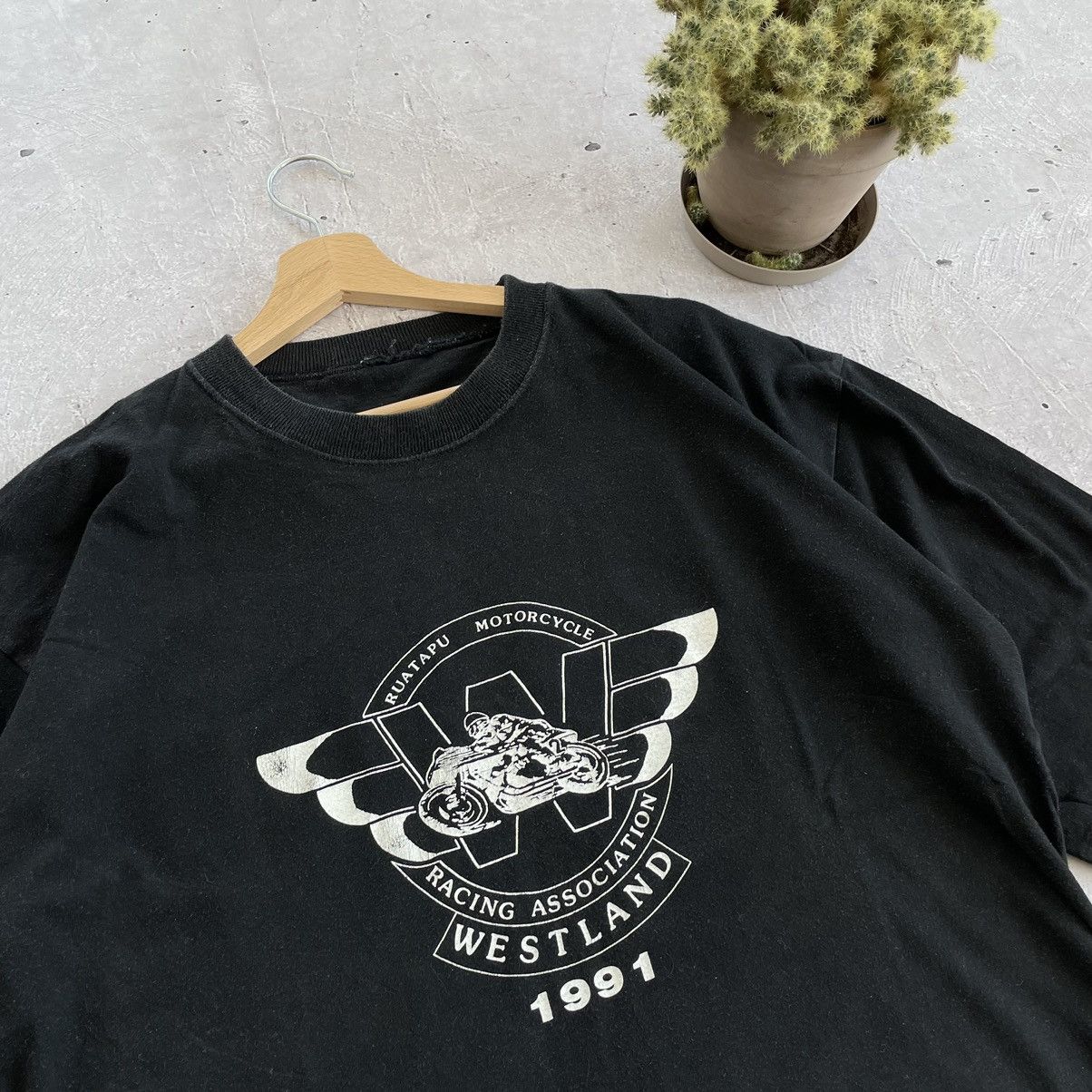 Vintage Vintage Racing Association Westland 1991 y2k Size US L / EU 52-54 / 3 - 3 Thumbnail