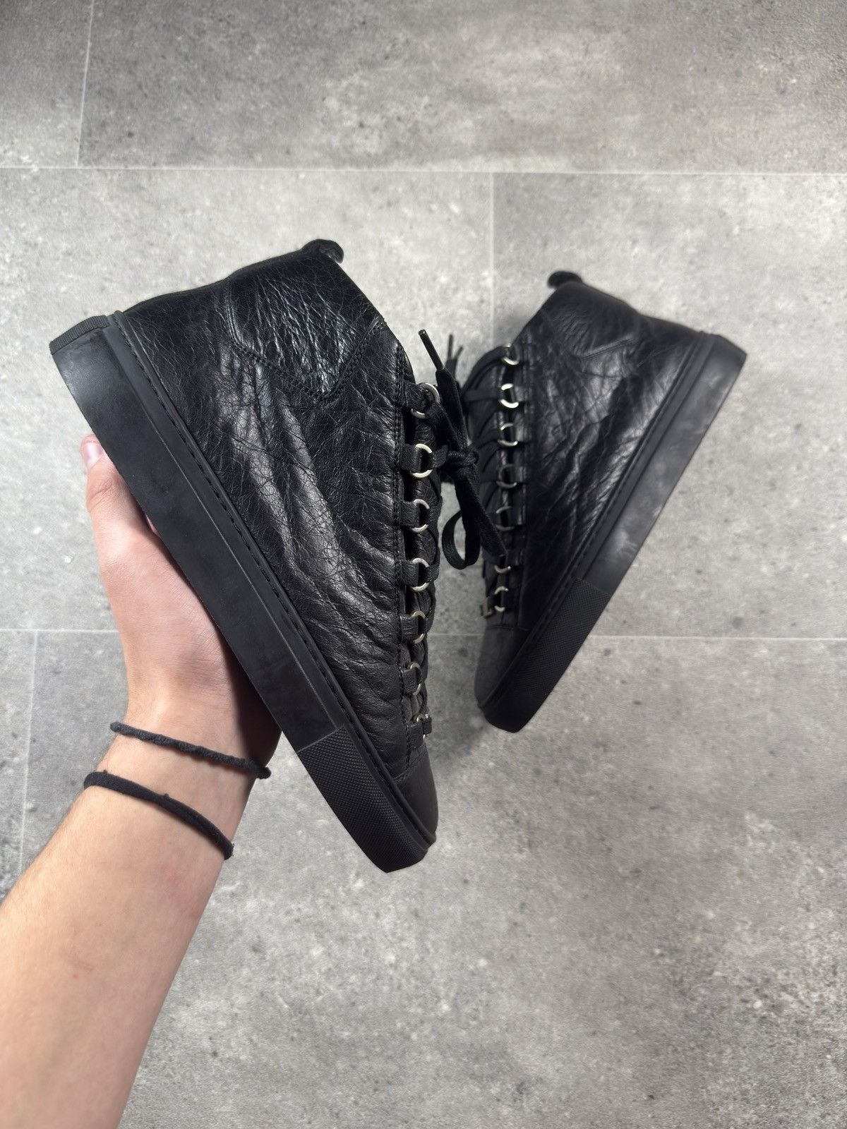 Balenciaga Balenciaga Arena High Black Size US 5 / EU 37 - 1 Thumbnail