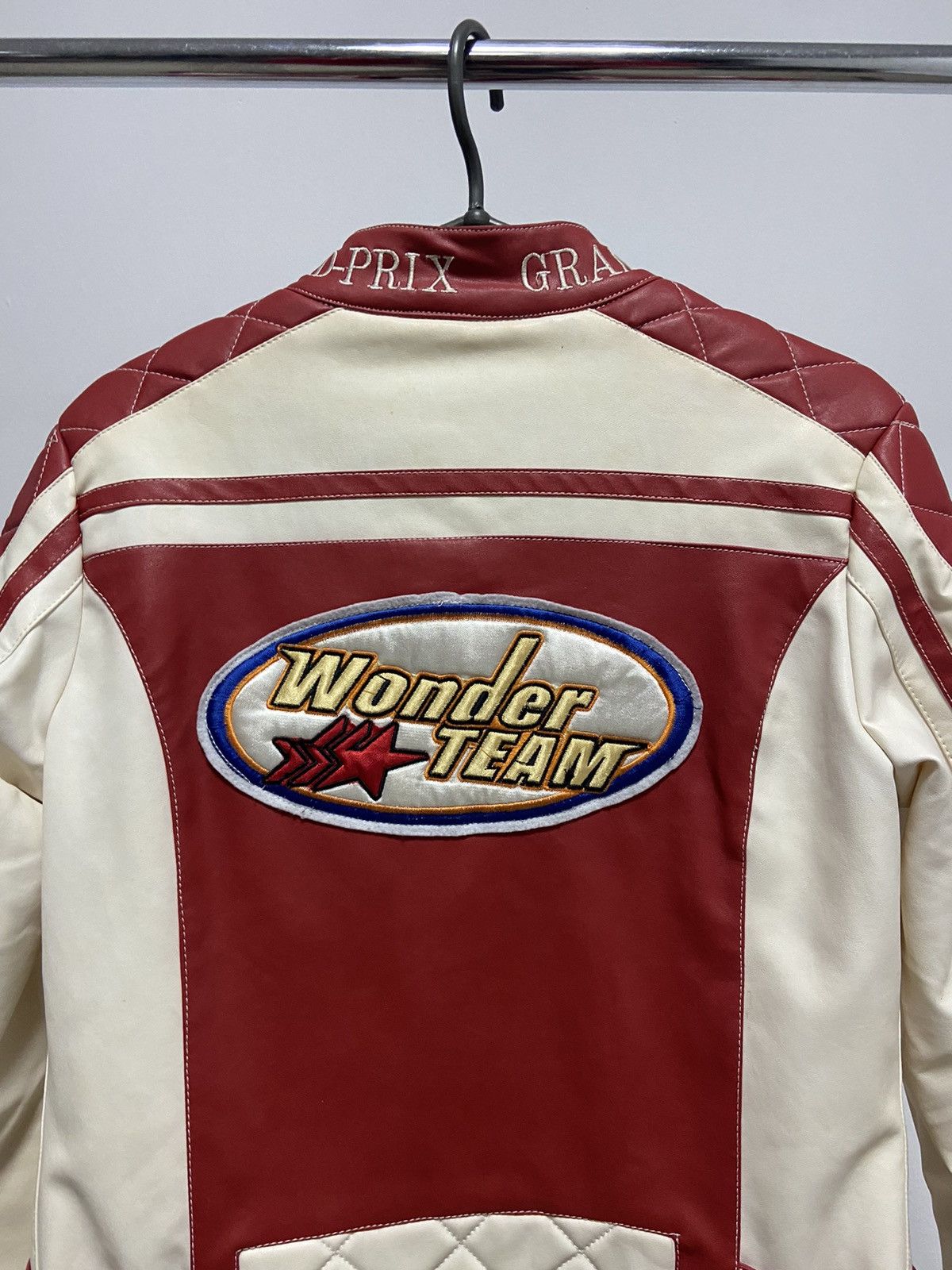 Vintage Grand Prix Racing leather Jacket Vintage wonder Team Size US M / EU 48-50 / 2 - 3 Thumbnail