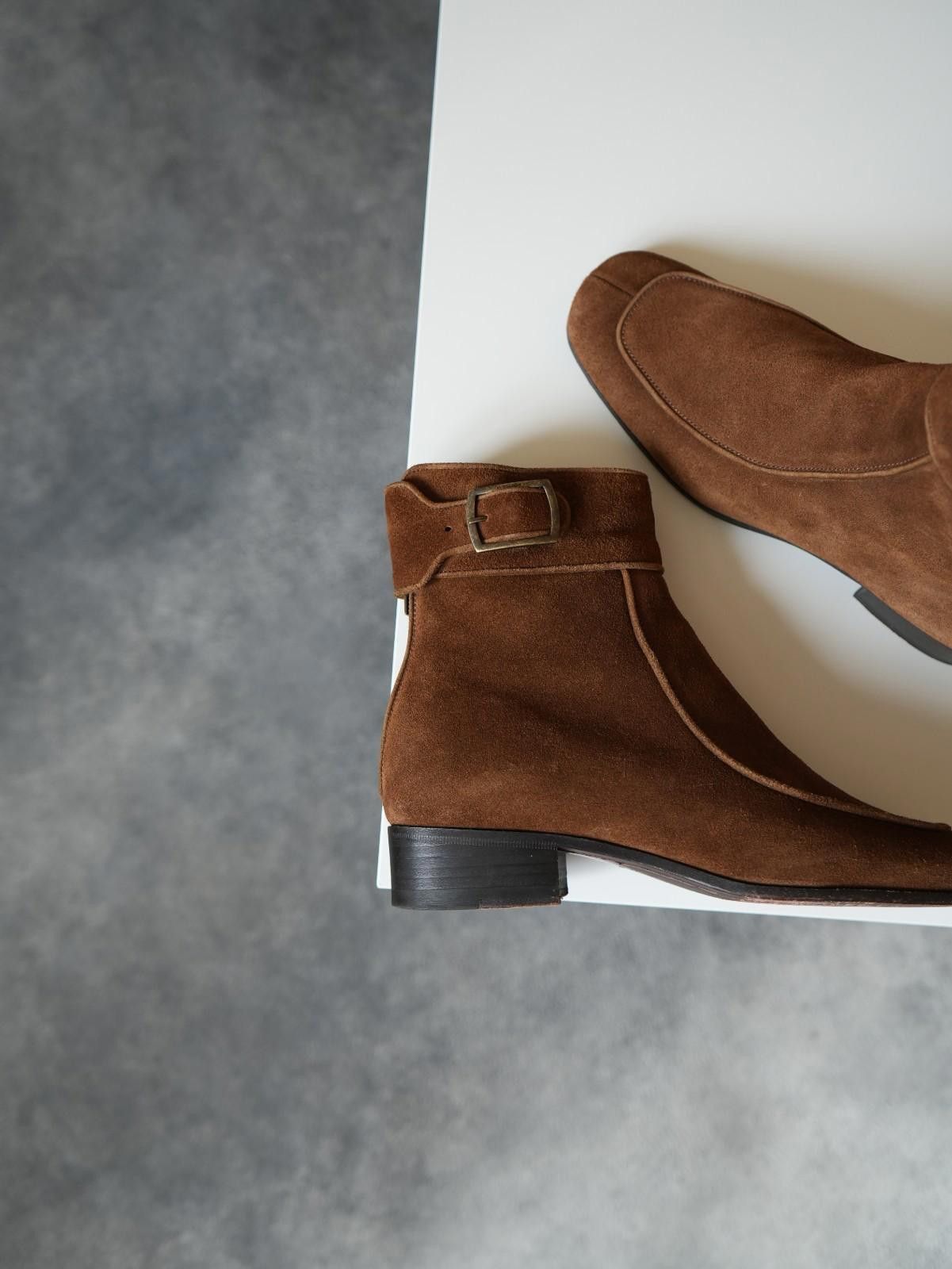 Saint Laurent Paris Saint Laurent Ancle Suede Buckle Boots WOMEN US6.5 Size US 6.5 / IT 36.5 - 5 Thumbnail
