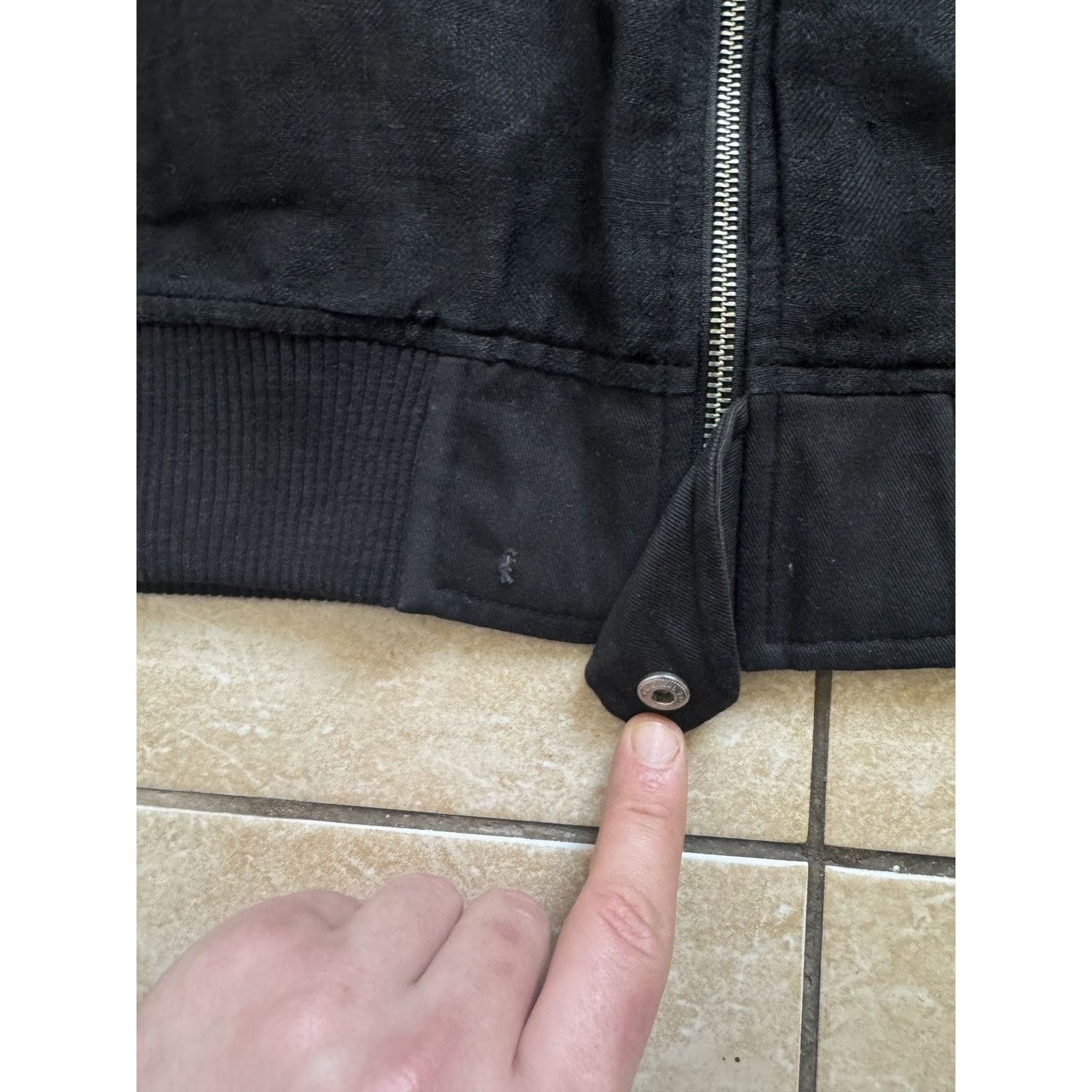 Our Legacy Vintage Our Legacy SS14 Black Flower Linen Bomber Jacket Size US S / EU 44-46 / 1 - 5 Thumbnail