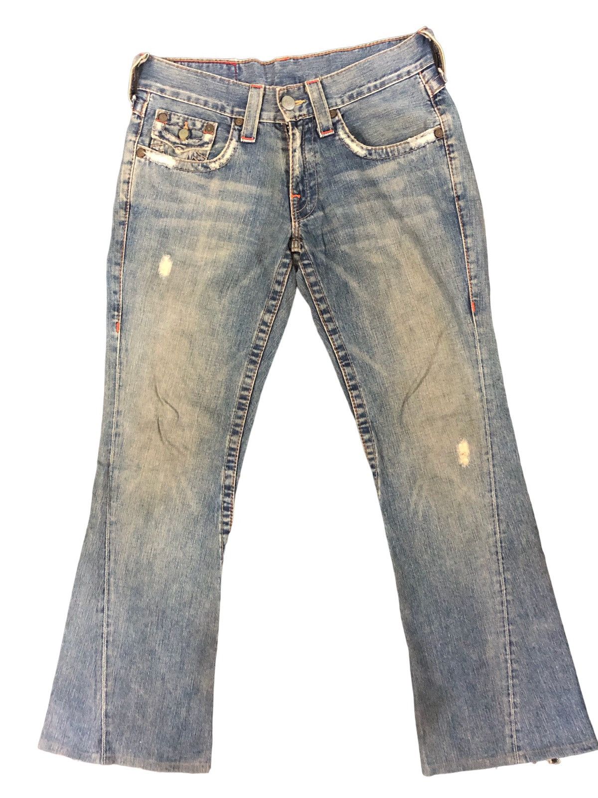 image of True Religion Section Joey Baggy Jeans in Blue, Women's (Size 30)