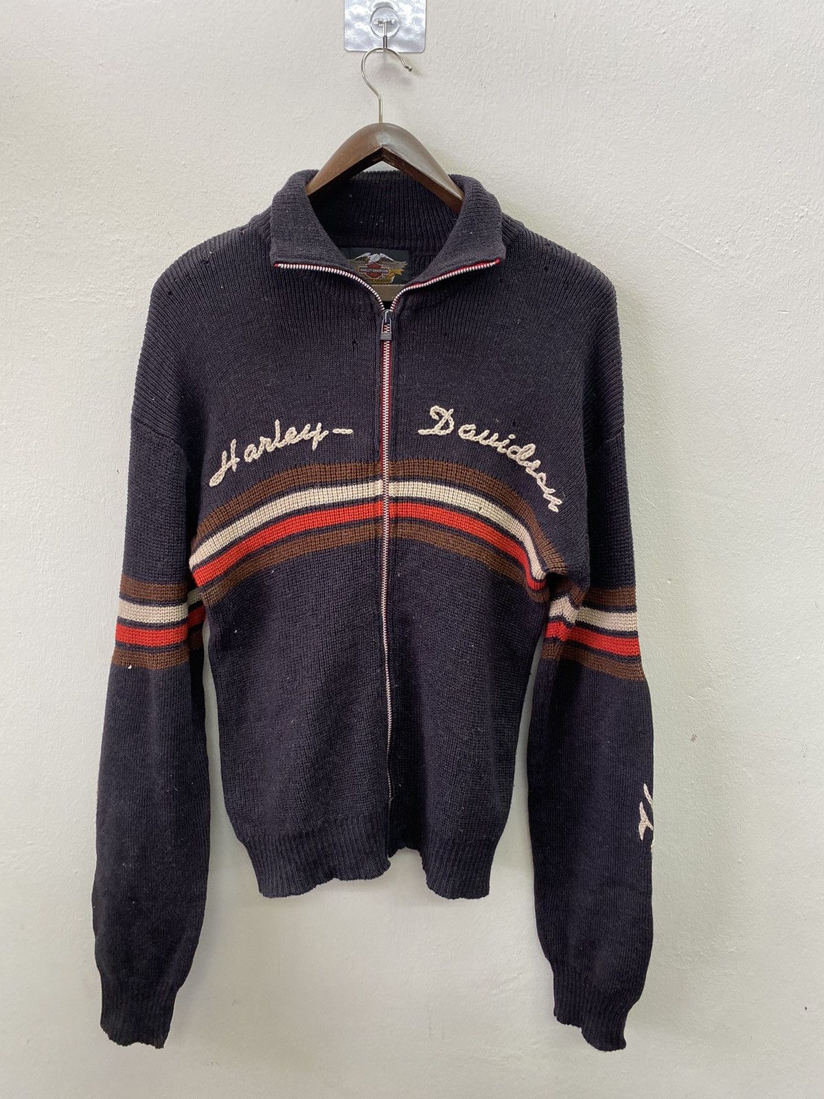 Harley Davidson Distressed Harley Davidson An American Legend Knit Sweater Size US M / EU 48-50 / 2 - 3 Thumbnail