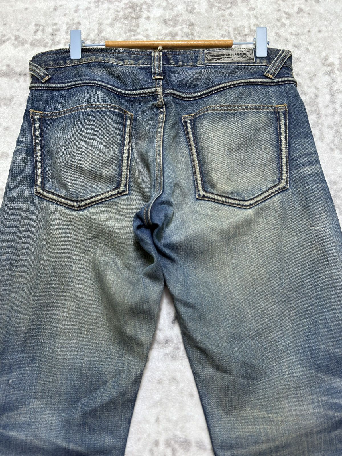 Vintage Vintage Archive Back Number Heavy Whisker Mud Wash Denim Size US 32 / EU 48 - 9 Thumbnail