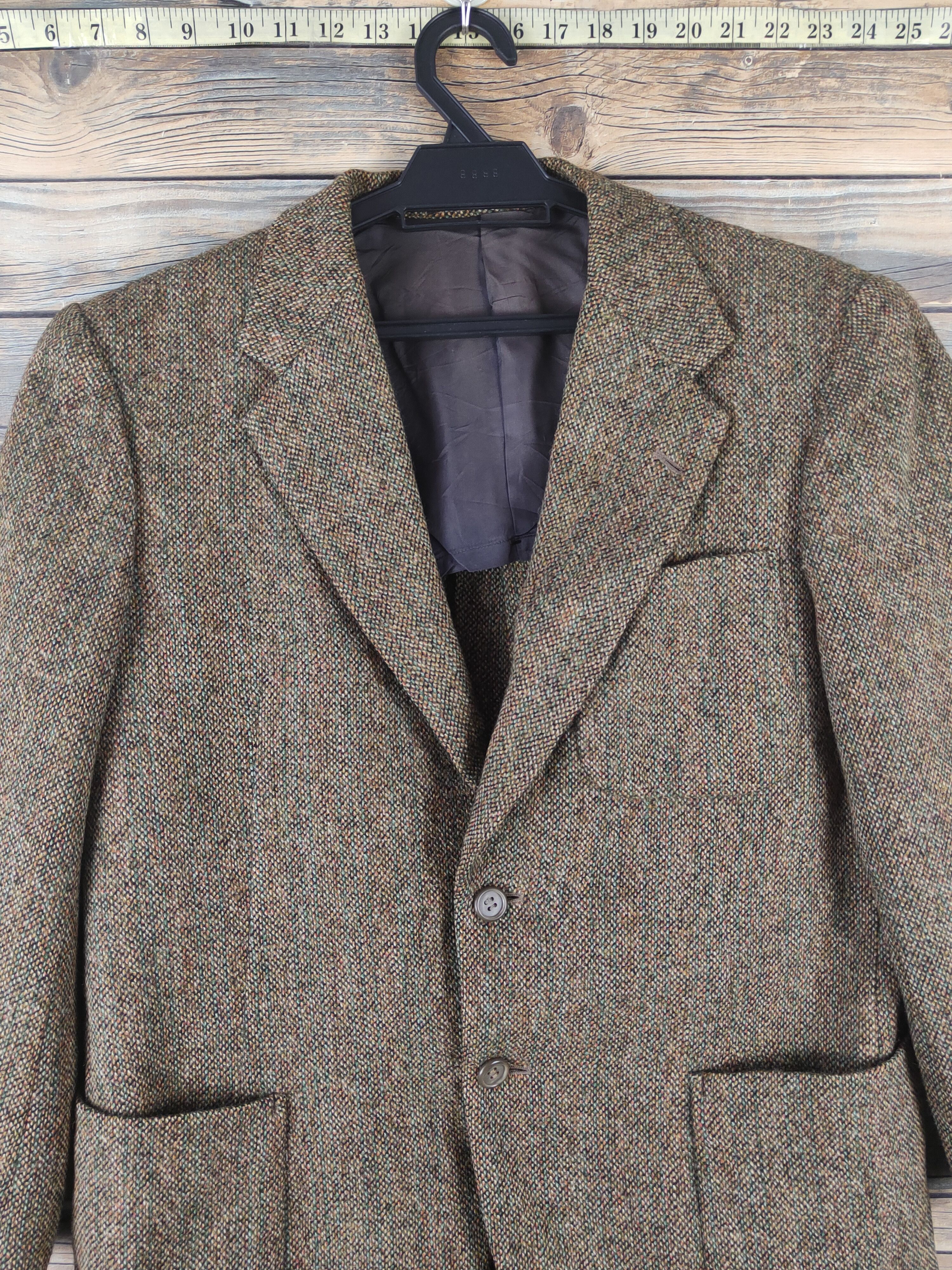 Vintage Vintage Collection by Hi.mode Beige Wool Blazers Size US M / EU 48-50 / 2 - 2 Thumbnail