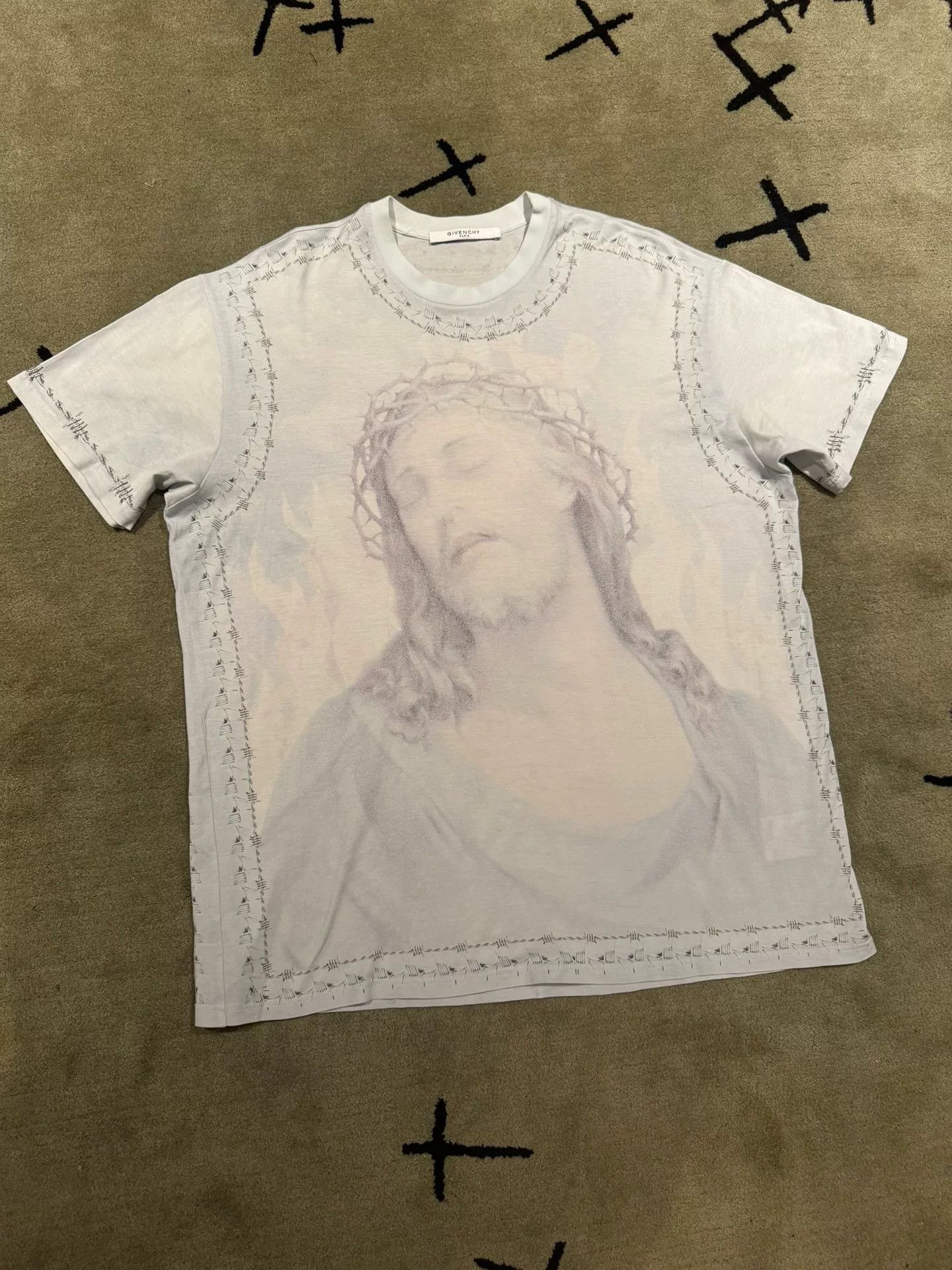 Givenchy givenchy oversized jesus graphic t-shirt Size US XS / EU 42 / 0 - 1 Thumbnail