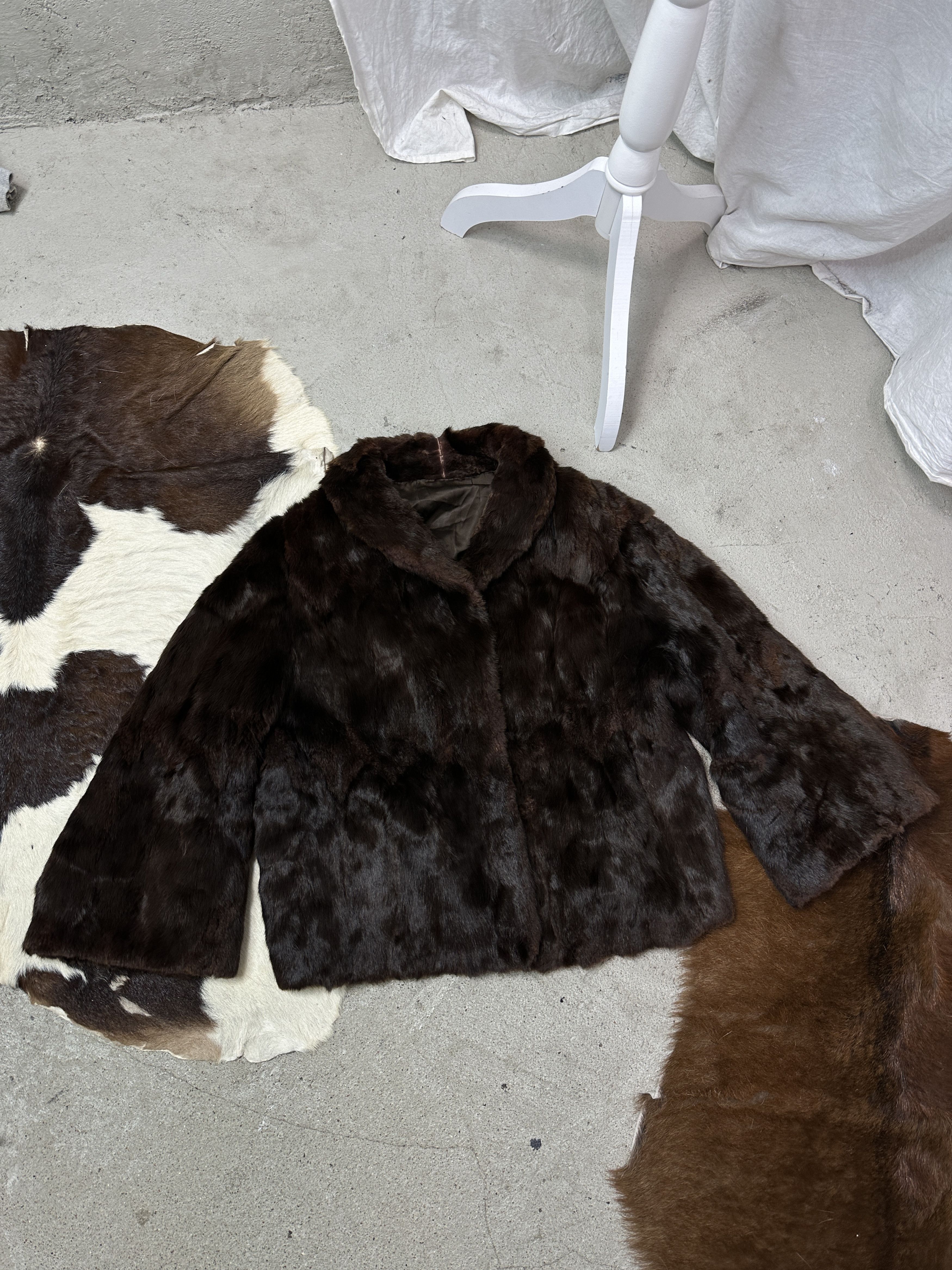 Vintage Vintage Old Money Flared Sleeves Rabbit Fur 90s Size M / US 6-8 / IT 42-44 - 2 Thumbnail