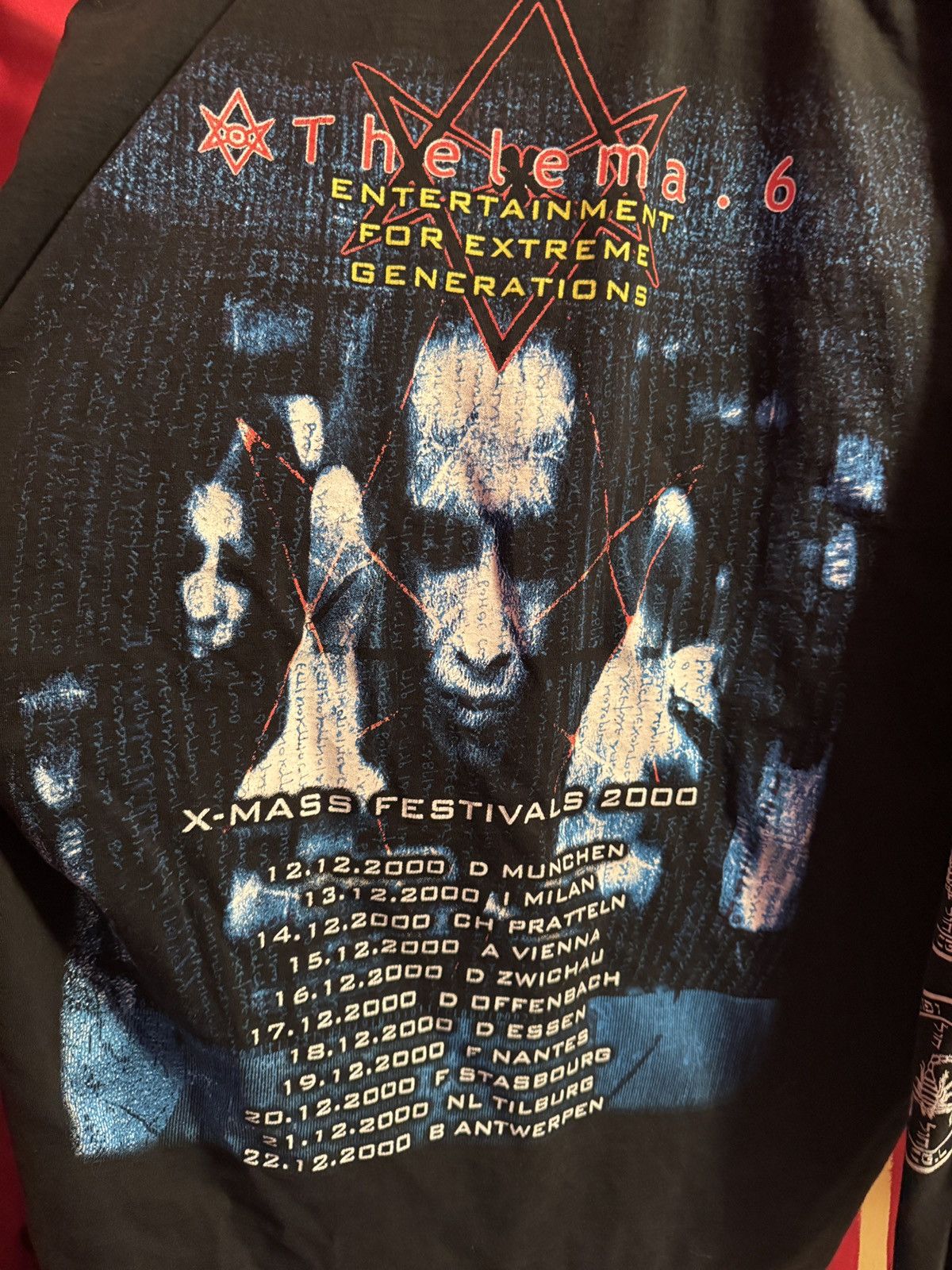 Vintage BEHEMOTH THELMA6 TOUR LONGSLV. - 2000 Size US XL / EU 56 / 4 - 6 Thumbnail