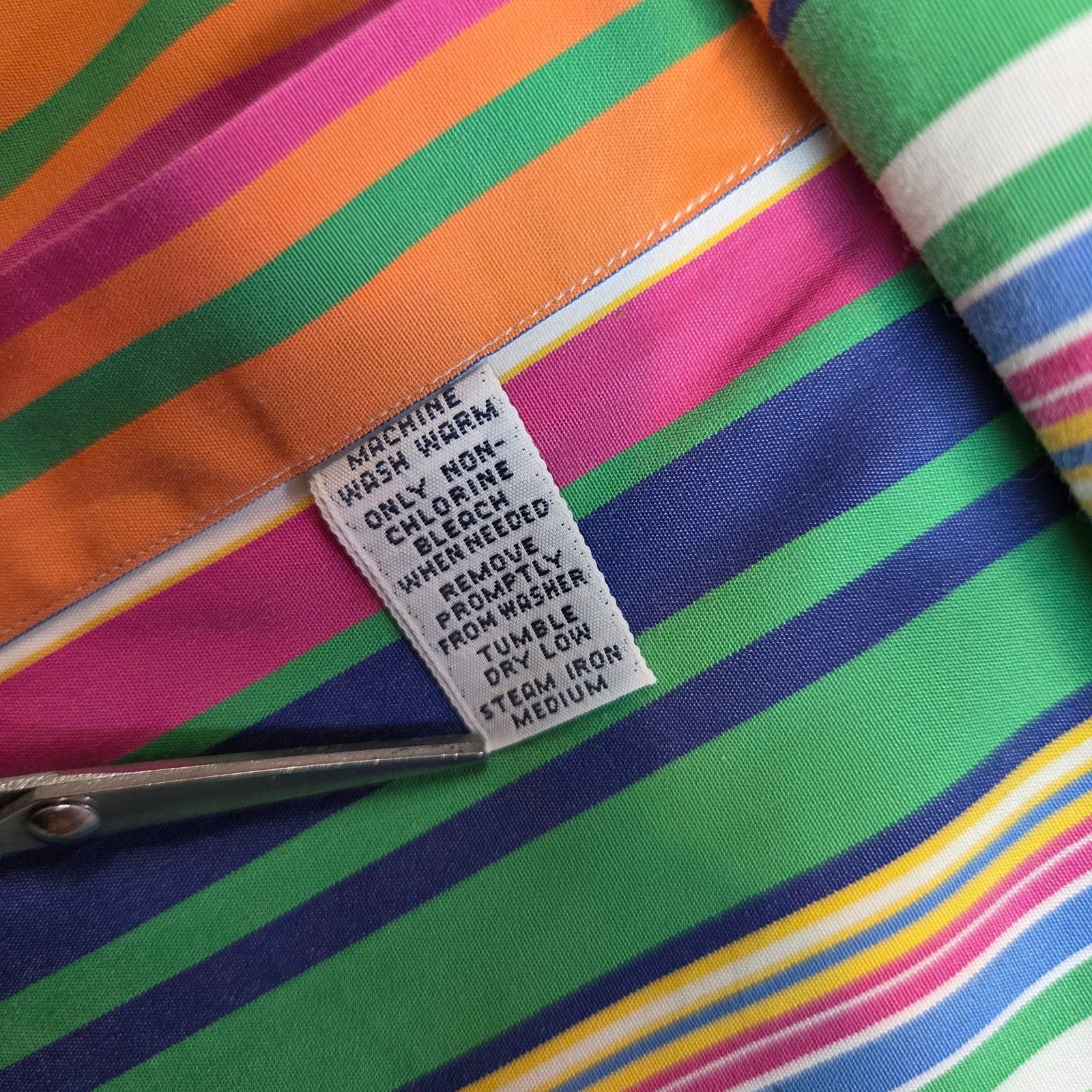 Polo Ralph Lauren Ralph Lauren Regent Fit Multicolor Stripe Shirt XL Size US XL / EU 56 / 4 - 5 Thumbnail