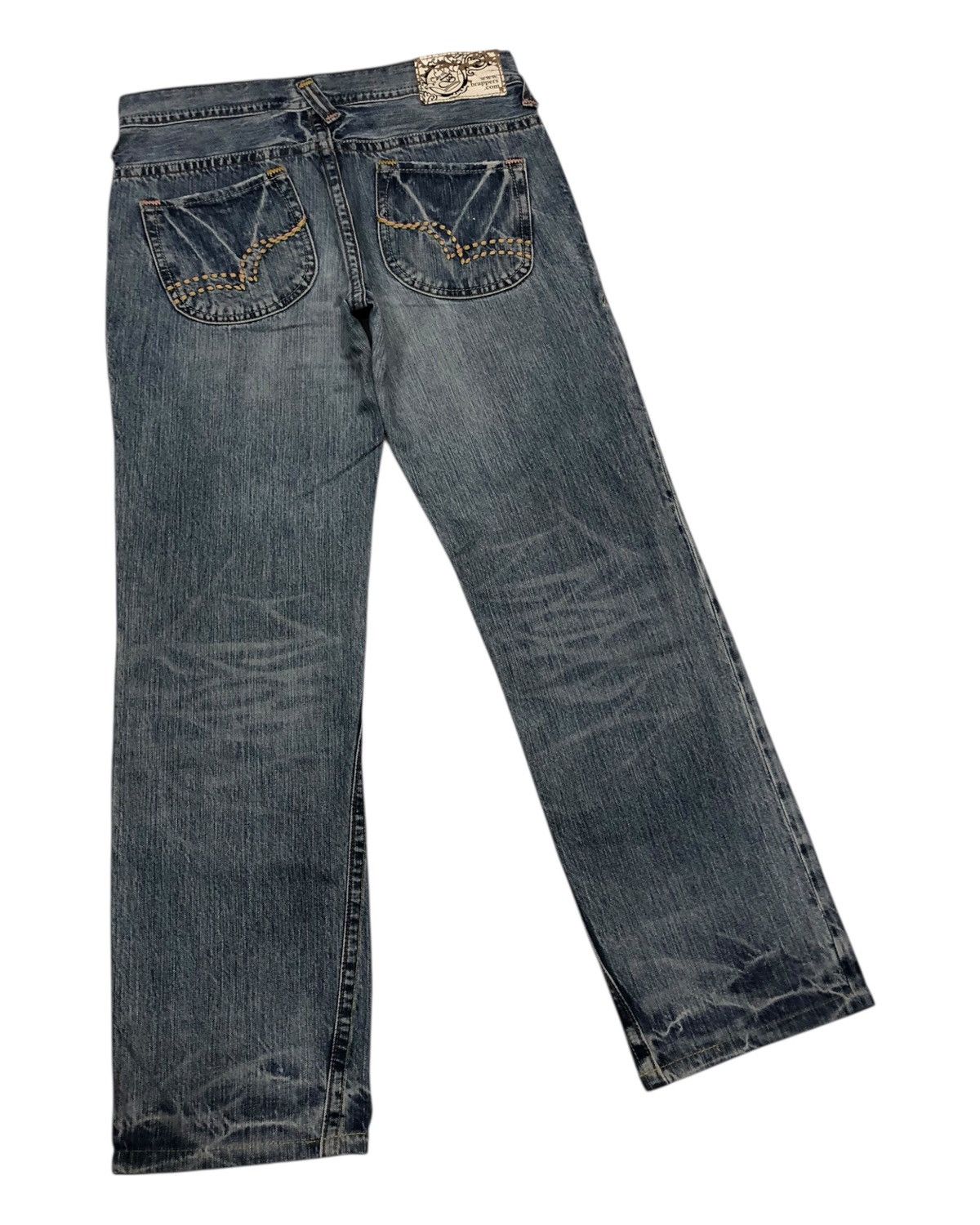 Hysteric Glamour × Japanese Brand × Vintage SICK DENIM BRAPPERS SELVEDGE DISTRESSED DENIM JEANS Size US 32 / EU 48 - 8 Thumbnail