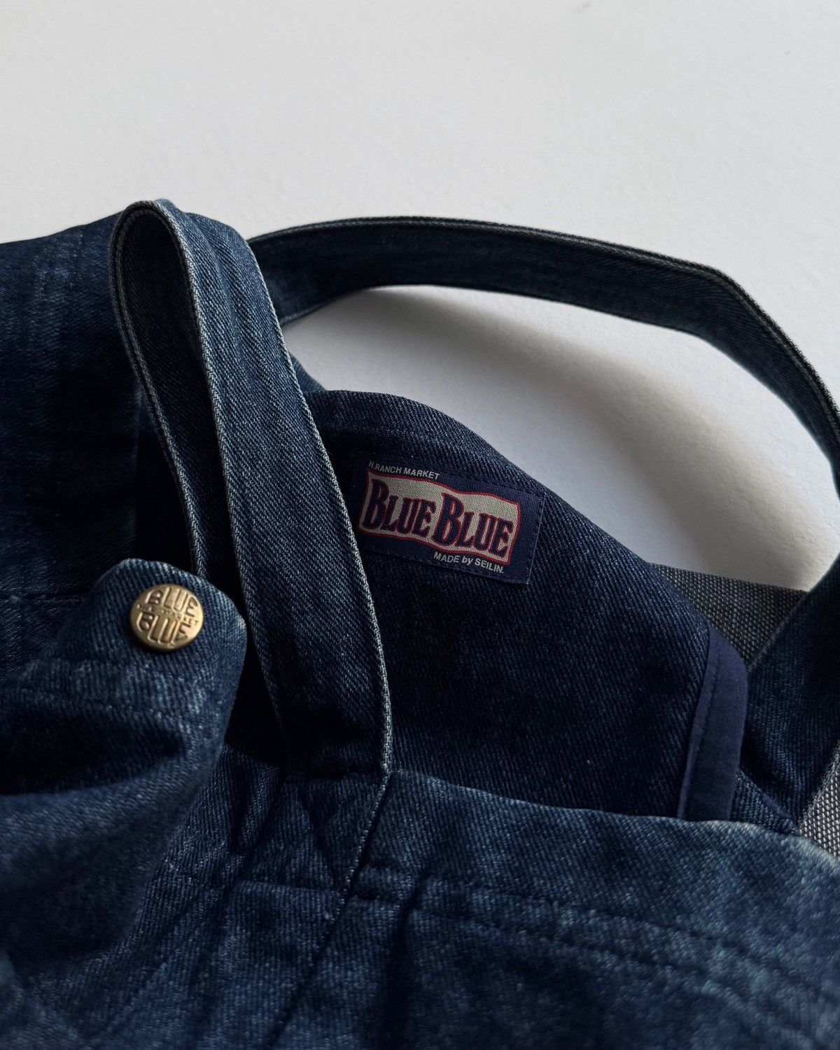 Blue Blue Japan BLUE BLUE ANCHOR DENIM TOTE BAG Size ONE SIZE - 7 Thumbnail