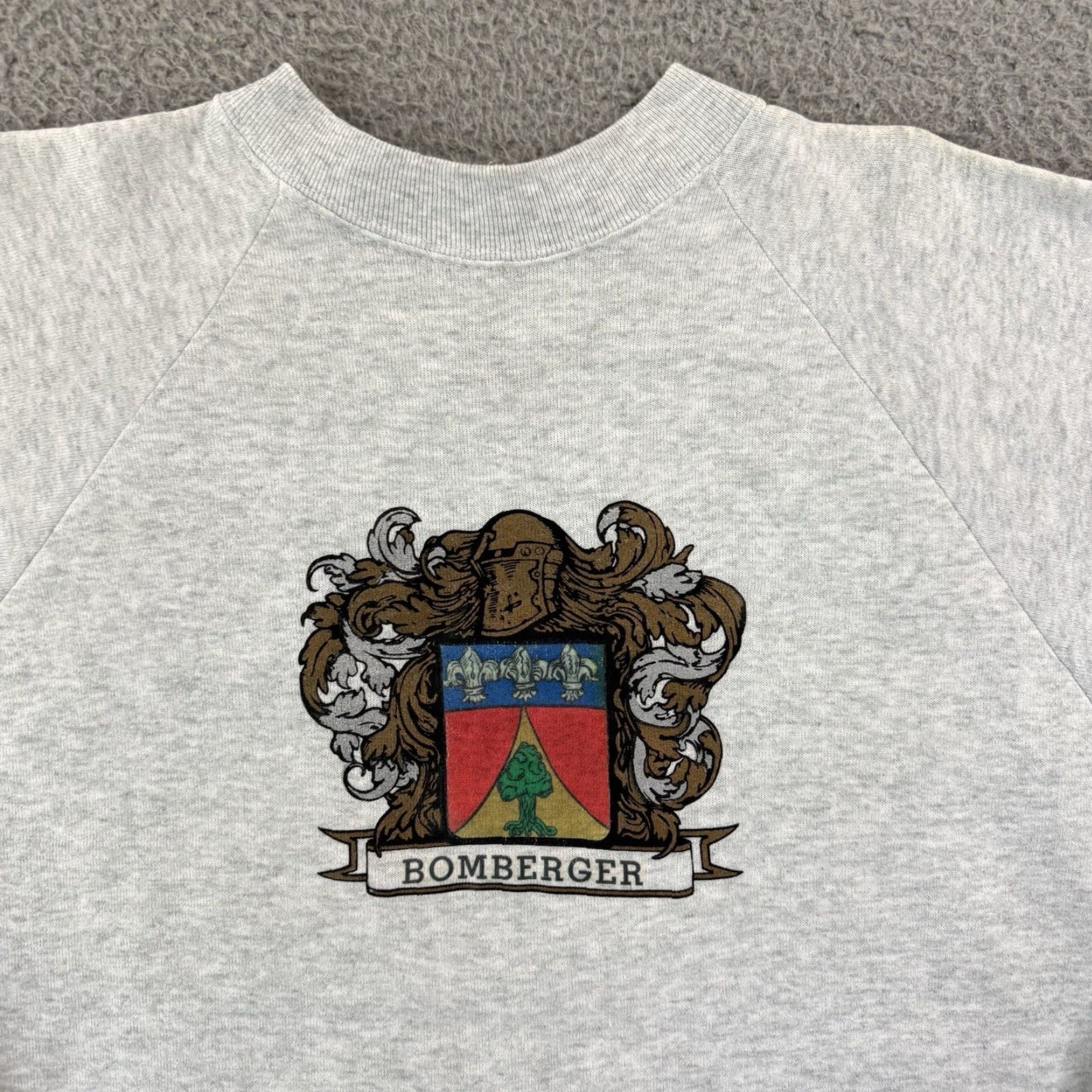 Fruit Of The Loom VINTAGE Fruit of the Loom Sweatshirt Mens XL Gray Raglan Crest 90s USA Shirt Size US XL / EU 56 / 4 - 3 Thumbnail
