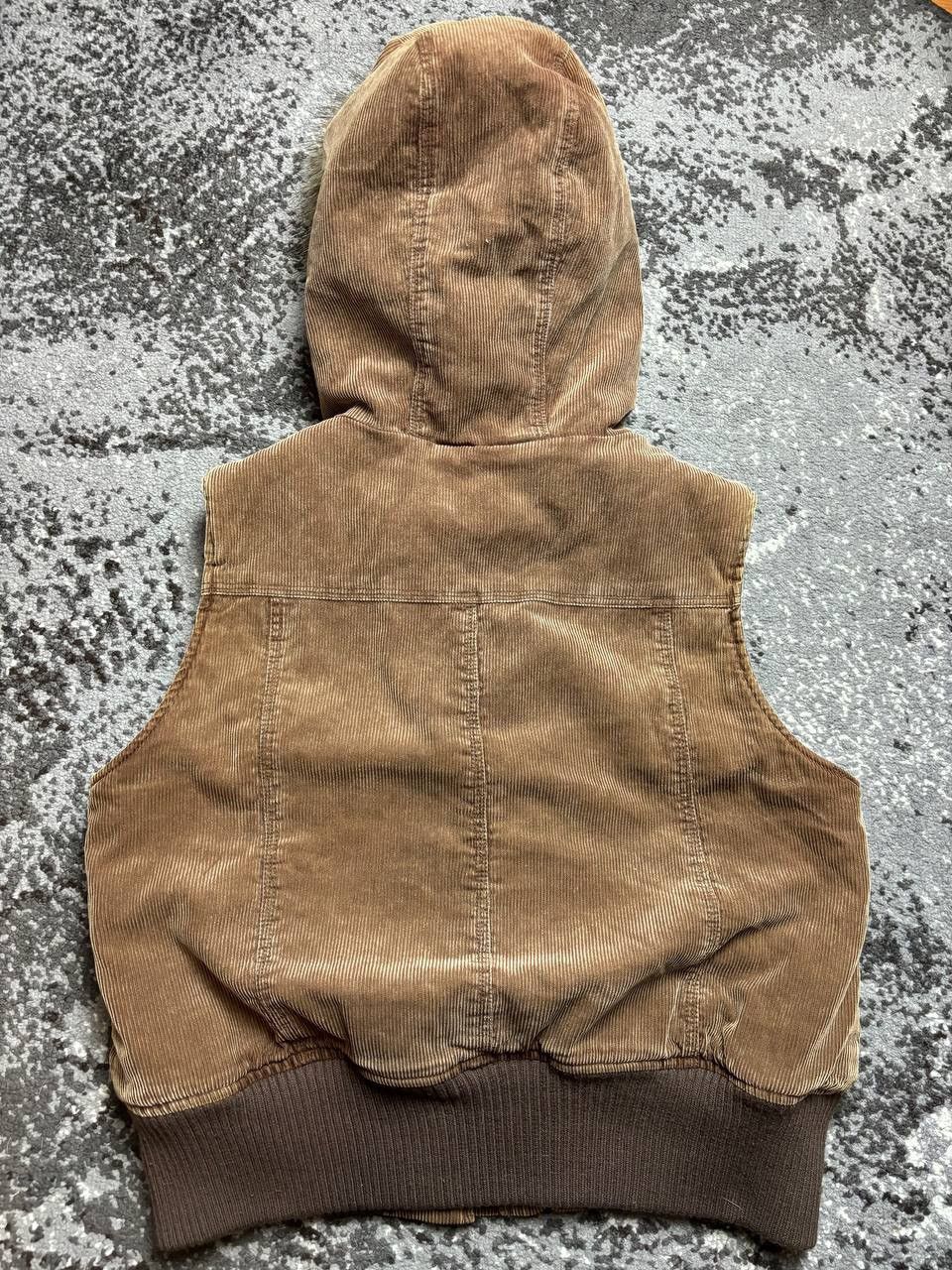 If Six Was Nine × Vintage Vintage Y2K Bomber Style Velvet Fur Collar Avantgarde Vests Size US S / EU 44-46 / 1 - 9 Thumbnail